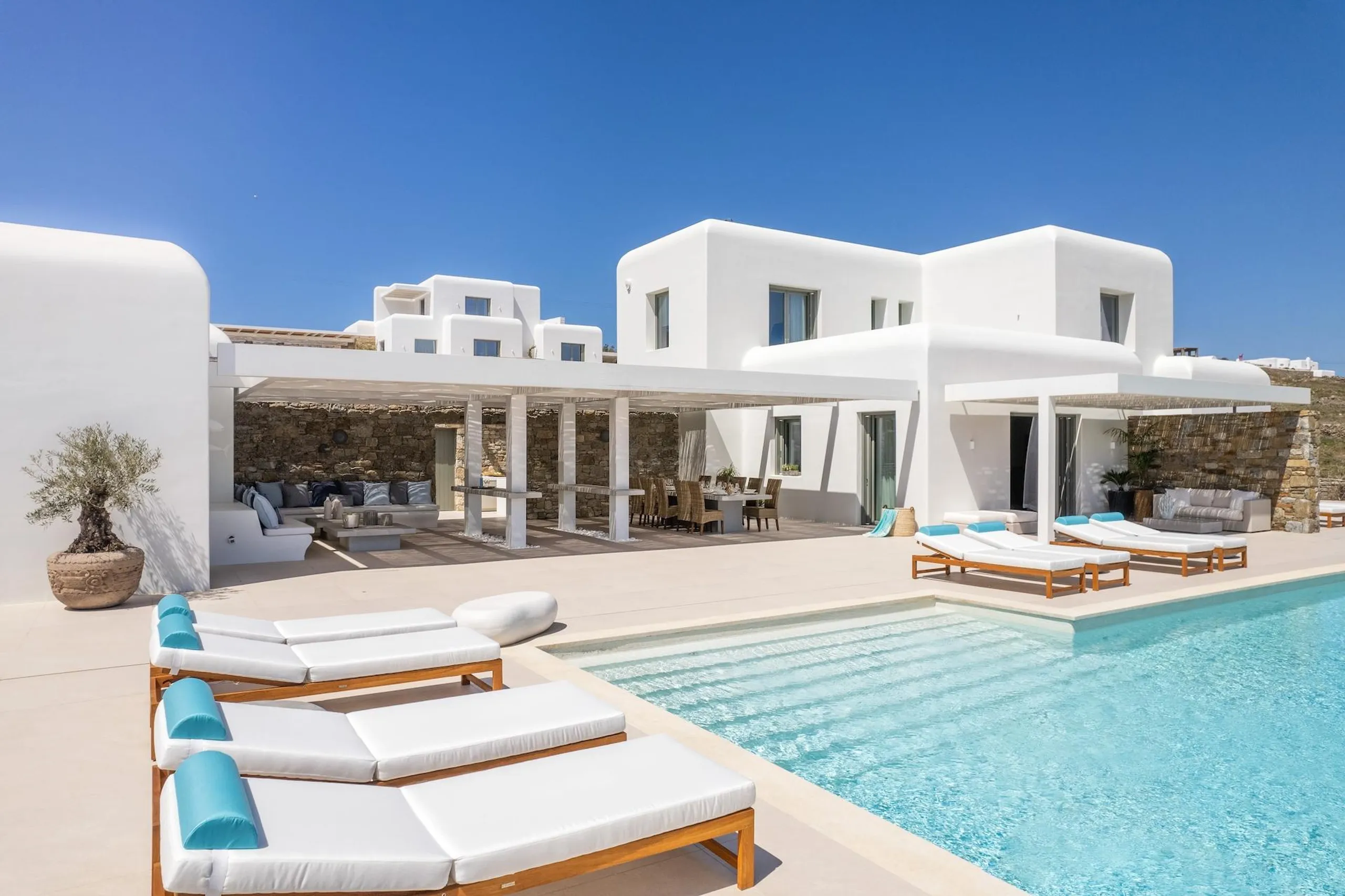 Serene Mykonos Estate with Invigorating Pool, South Aegean