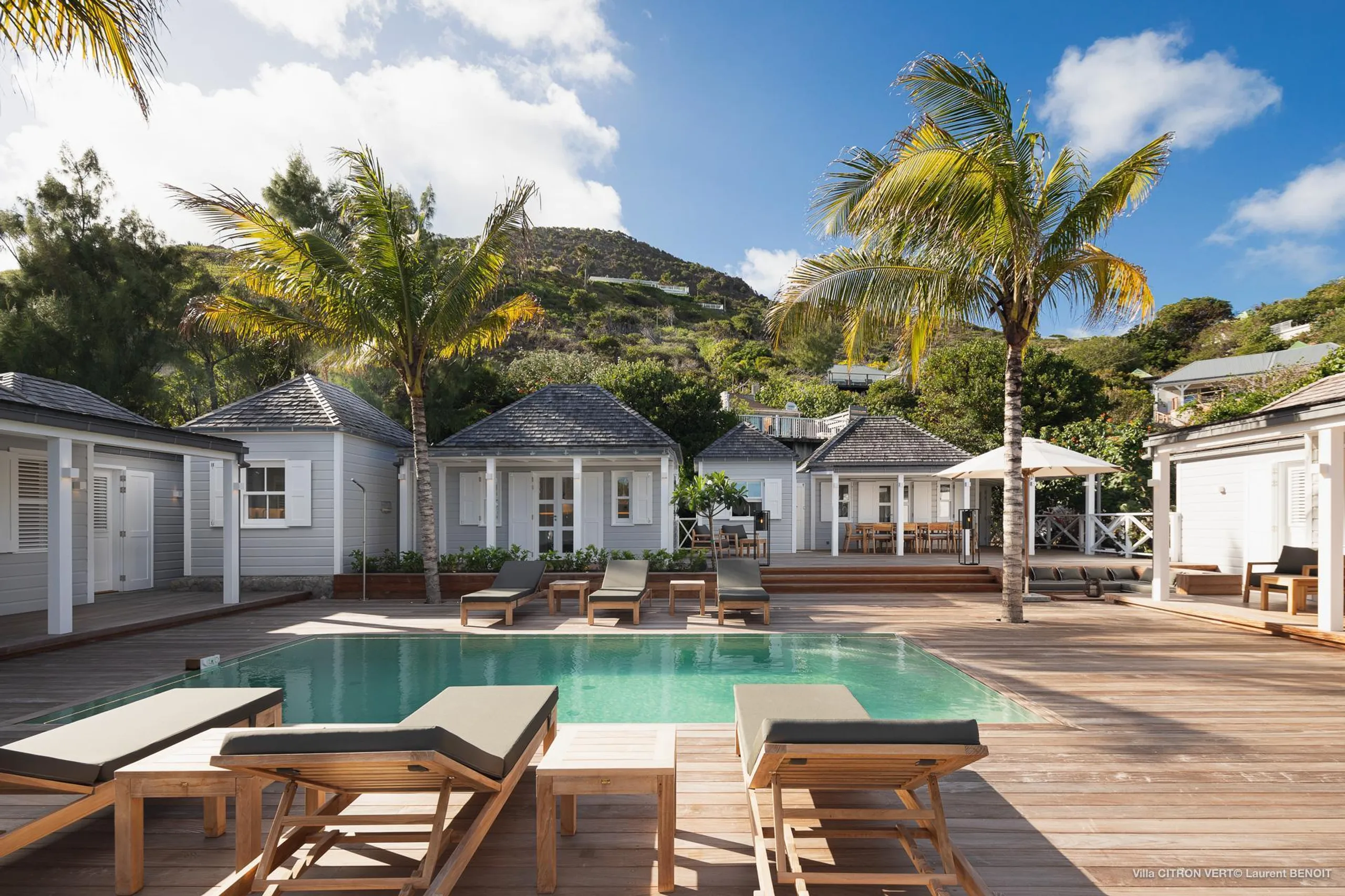 Tranquil Tropical Villa with Ocean Views and Walks to Beach, St. Barts