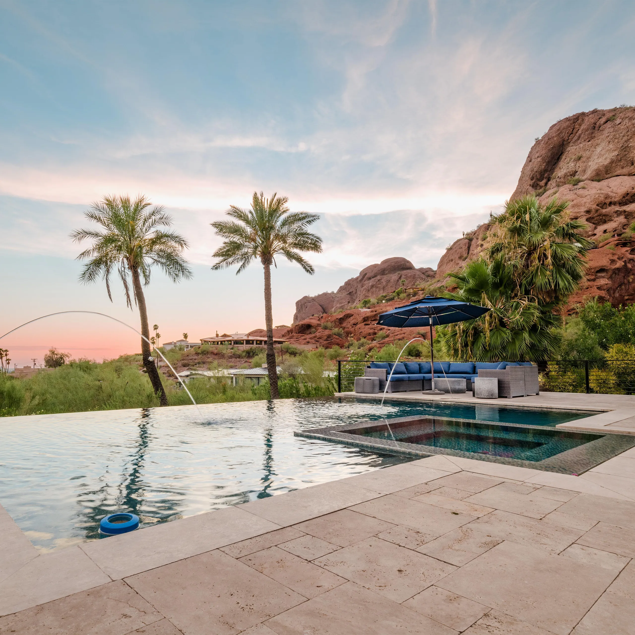 Elegant 5,500 Sq. Ft. Phoenix Villa with Private Heated Pool, and City Views — photograph 9
