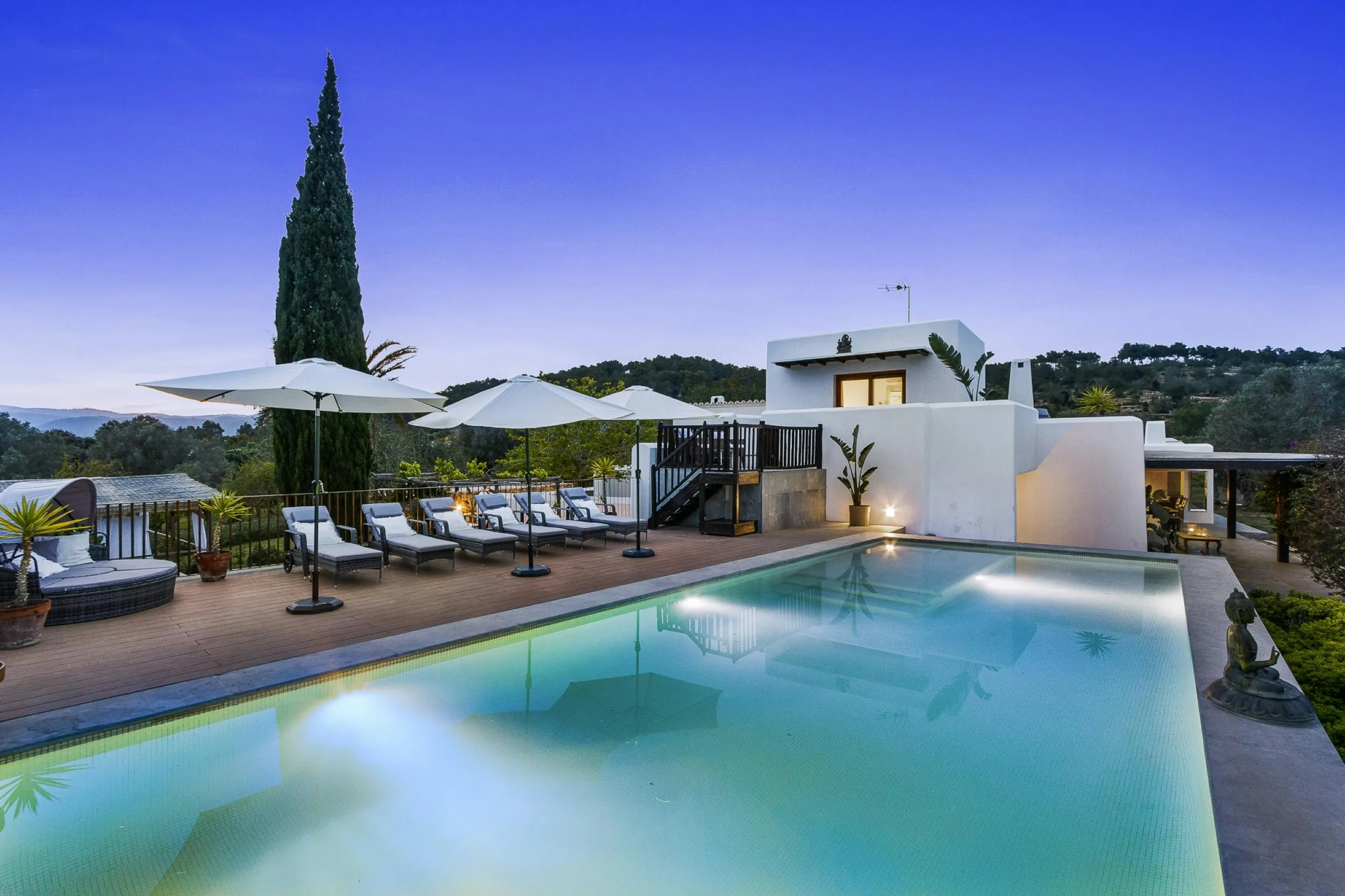 Resplendent Spanish Estate in Ibiza with Private Pool and Garden Grounds, Ibiza