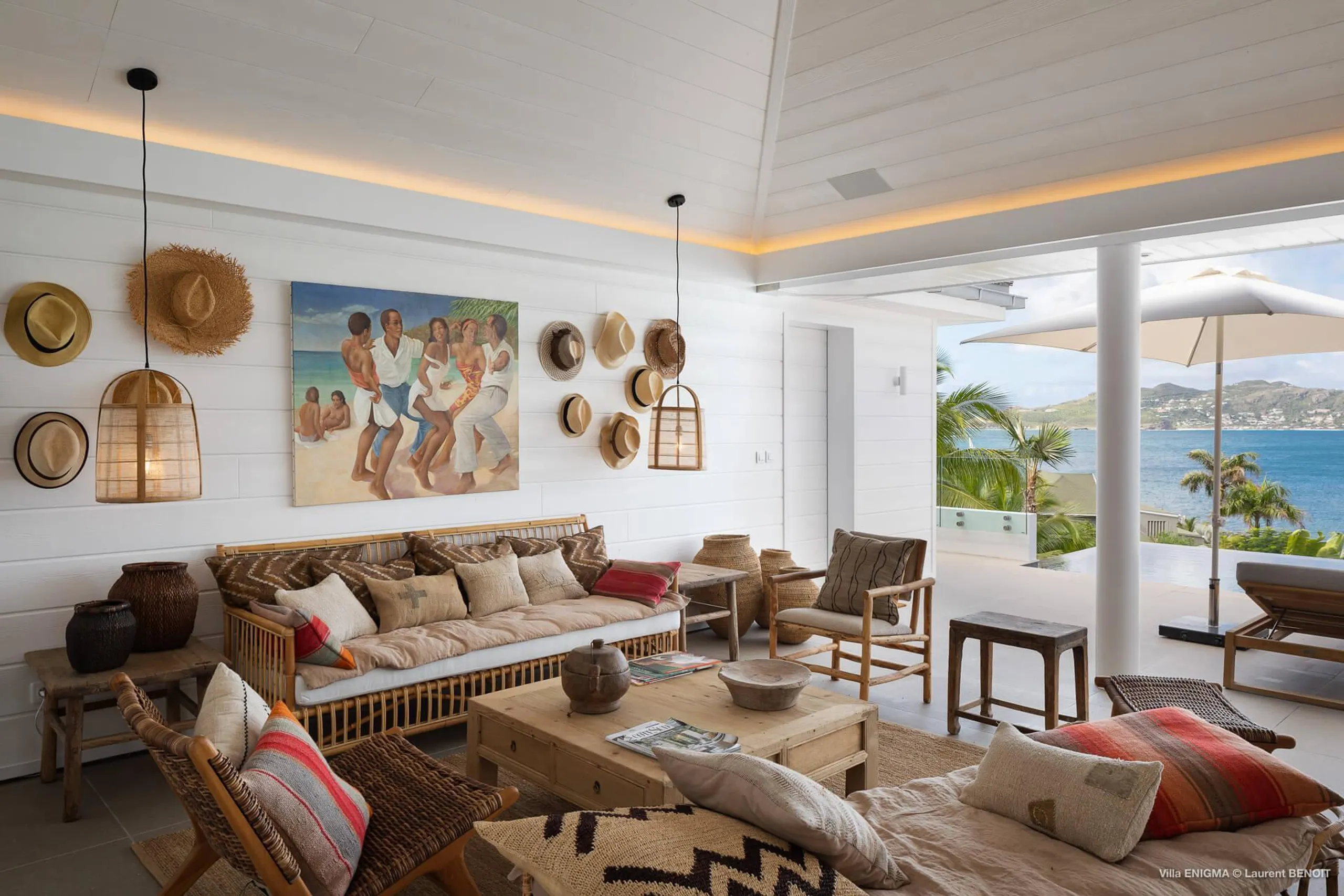 Seaside Serenity Villa in Pointe-Milou with Infinity Pool and Breathtaking Ocean Views — photograph 8