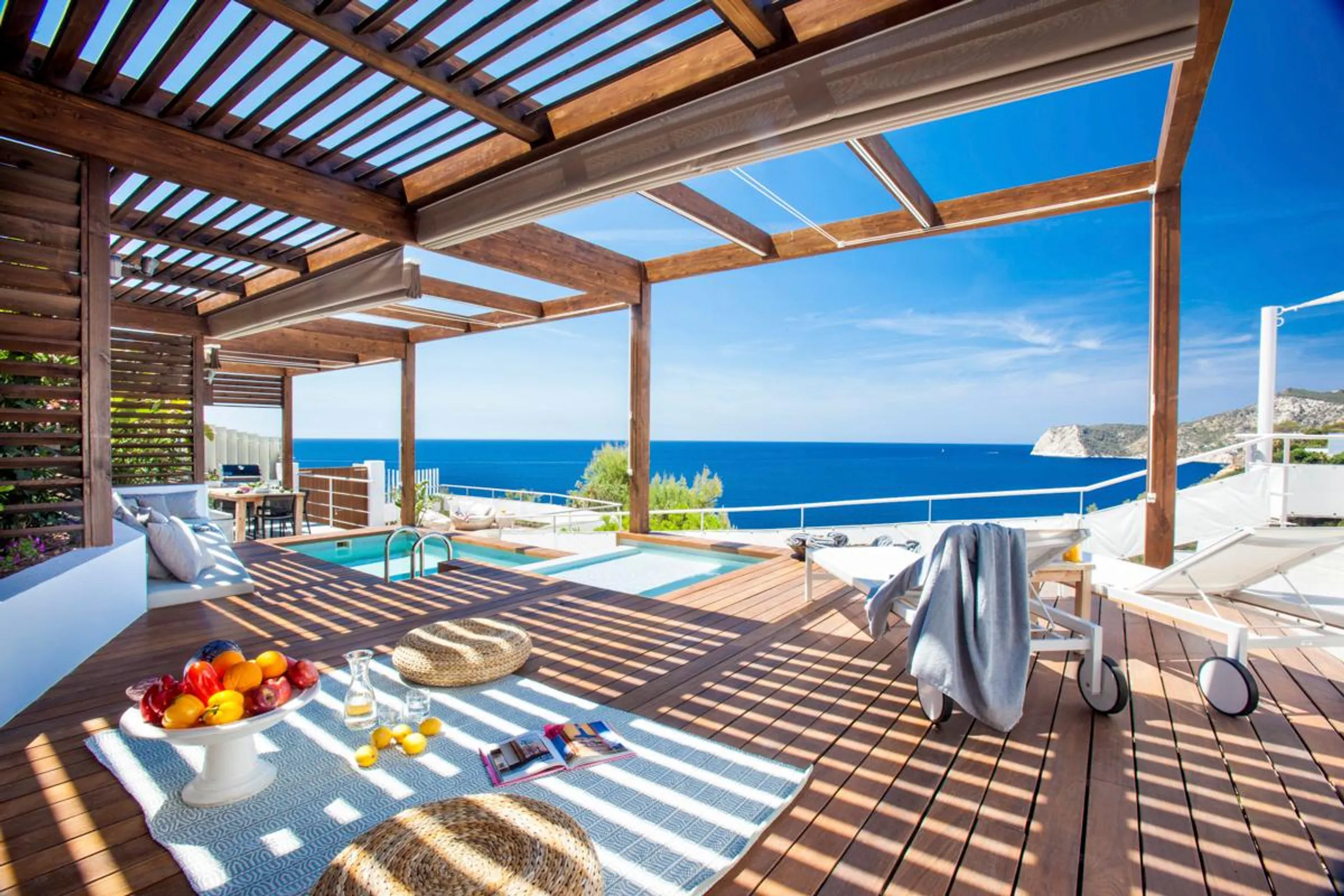 Ornate Contemporary Villa with Private Pool and Blue Sea Views, Es Cubells