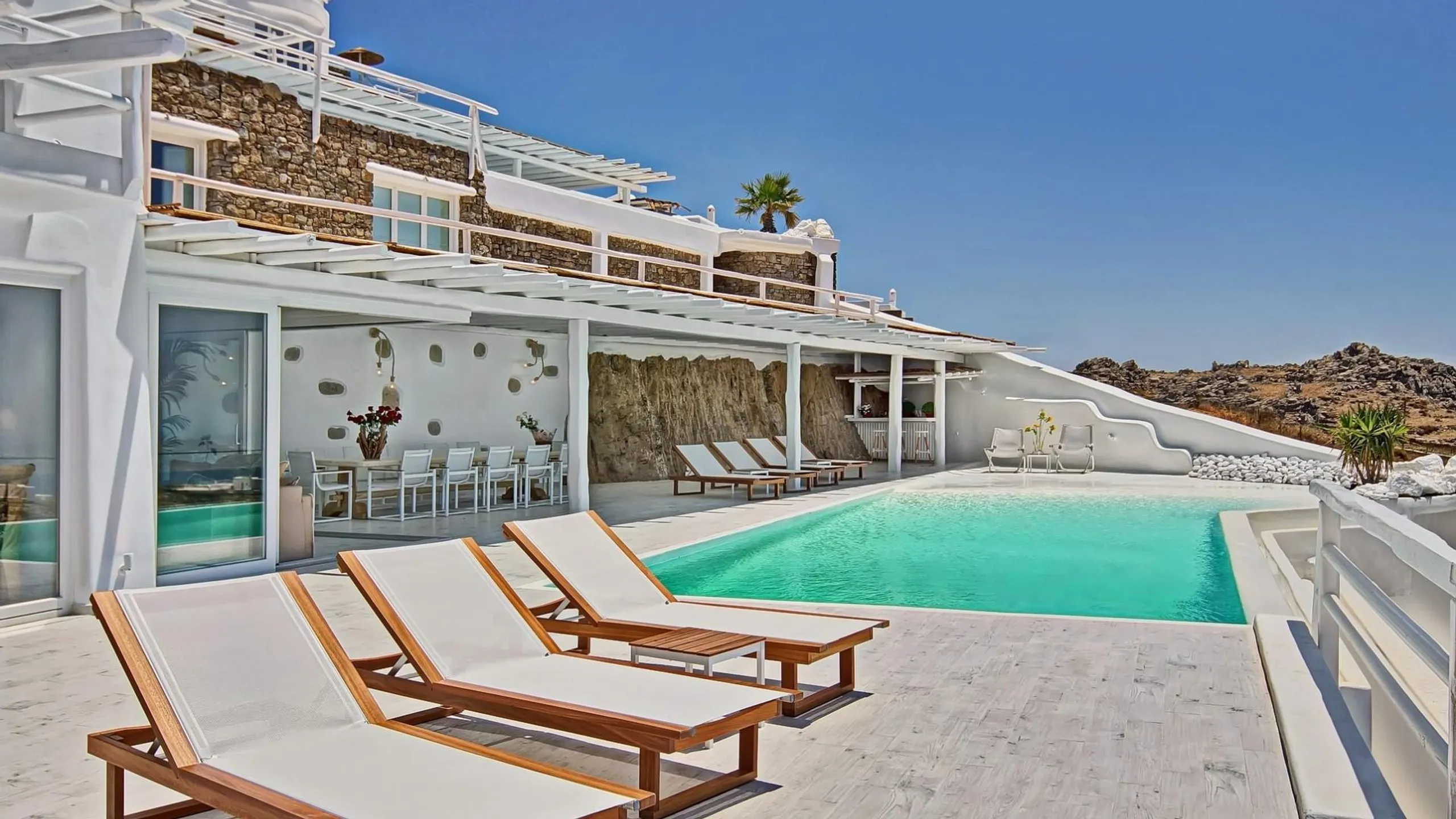 Rocky Hill's Luxurious Escape with Majestic Pool with Overlooking Views, Mykonos