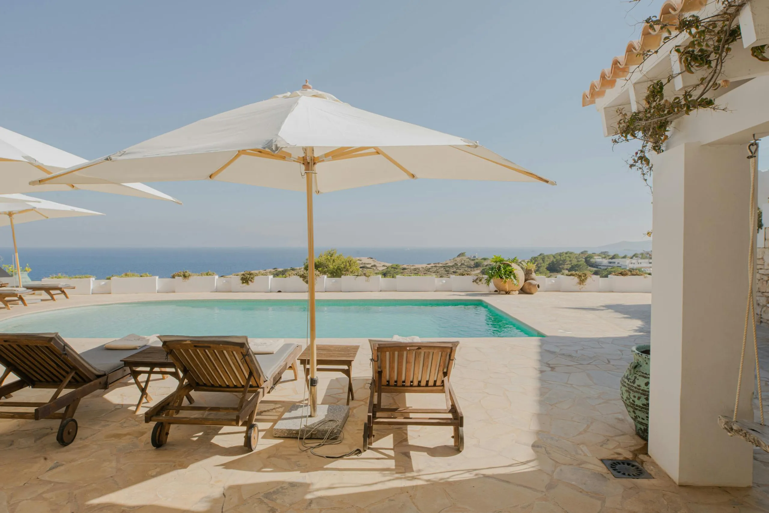 Resplendent Oceanview Villa in Ibiza with Private Pool and Sun Deck, Ibiza