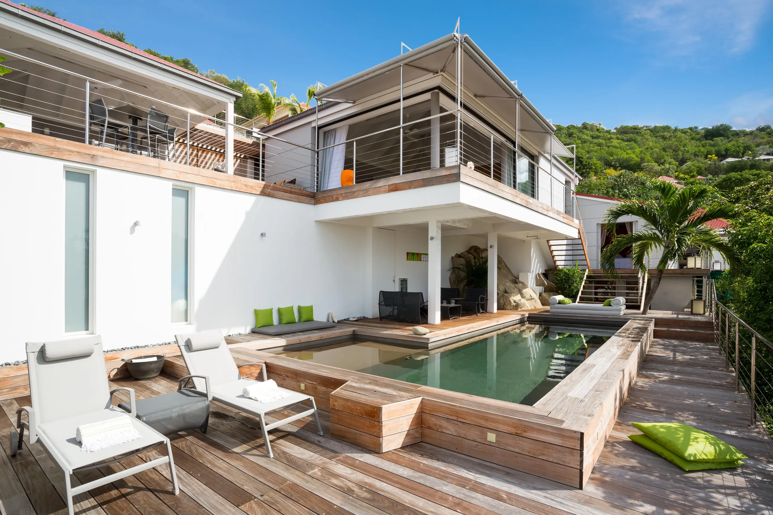 Distinguished Luxury Estate w/ Private Pool and Panoramic Ocean Views., Gustavia