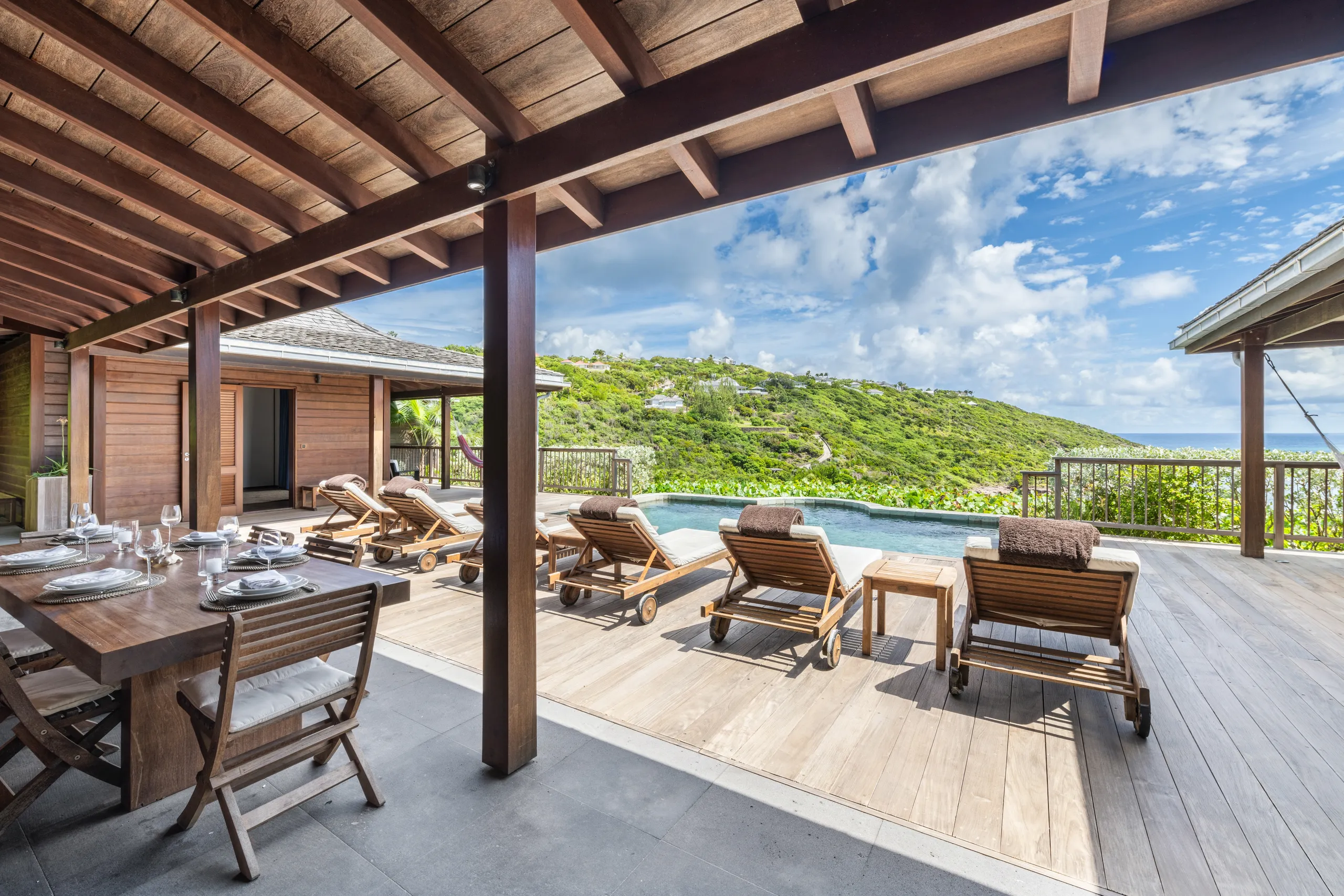 Classic St. Barth Style Villa with Heated Pool & Bay Views — photograph 6