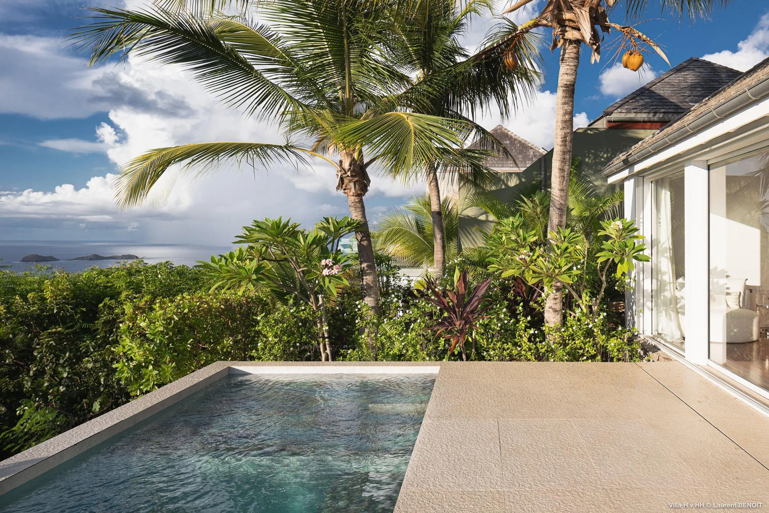 Striking Gustavia Ocean View Villa with Infinity Pool and Garden Gazebo — photograph 3