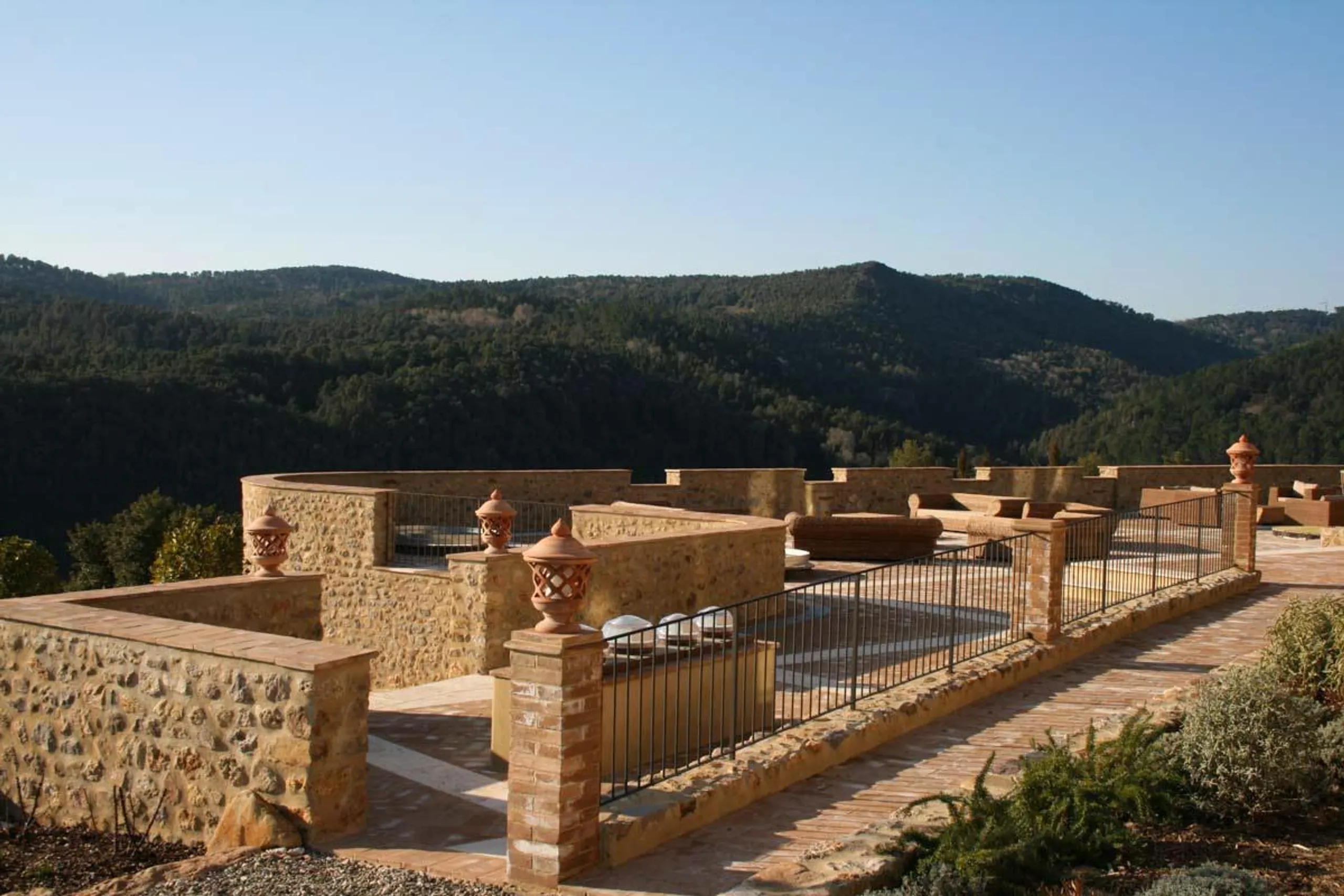 Regal Resort-Style Tuscan Estate with Life-Sized Chessboard, Private Pool, Gazebo, and Spa — photograph 10