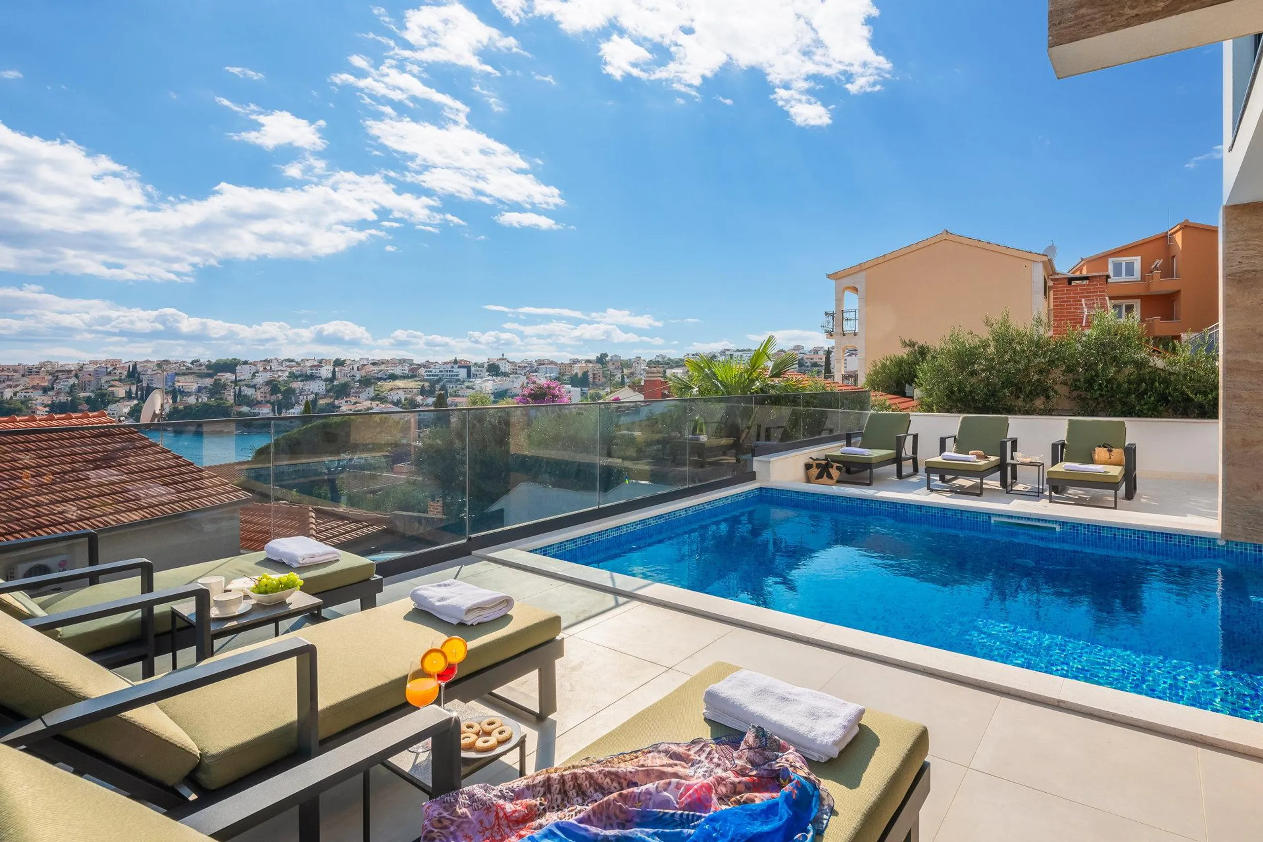 Posh Villa Oasis in Okrug Gornji with Pool Panoramic Views and Family-Friendly Amenities — photograph 11