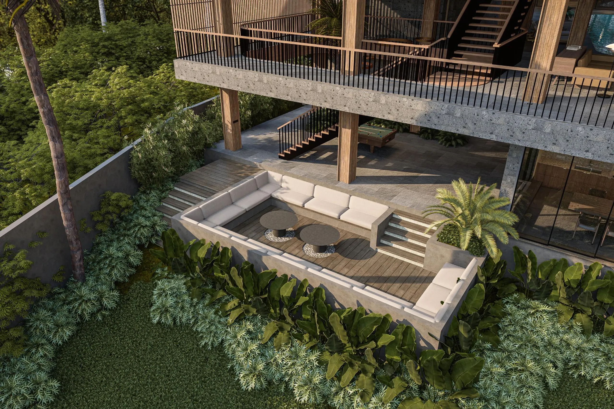 Architectural Masterpiece in Pererenan, Bali with Private Pool, Waterslide and Rural Views — photograph 8
