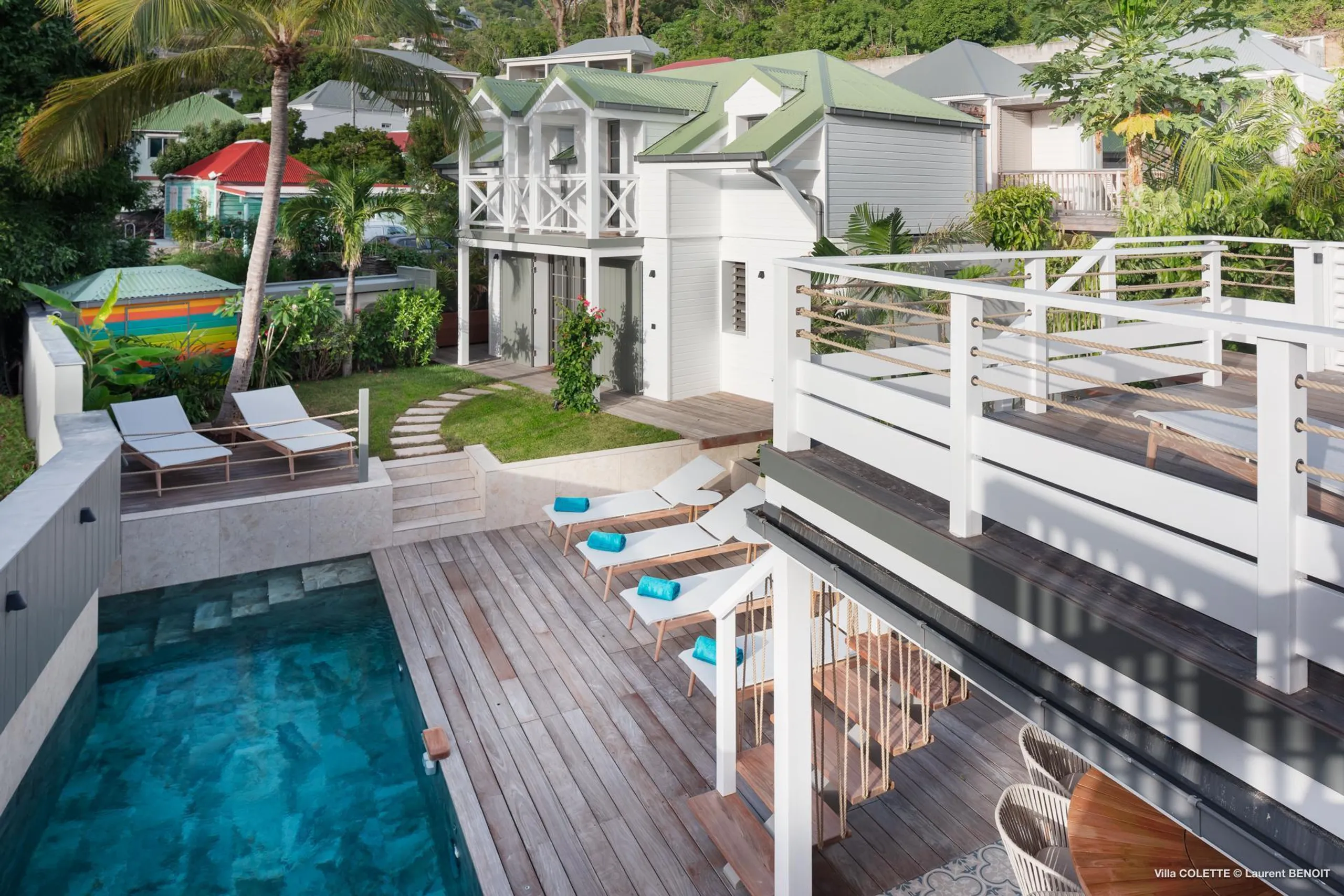 Majestic Caribbean Estate with Private Pool and Walks to Beach, Corossol