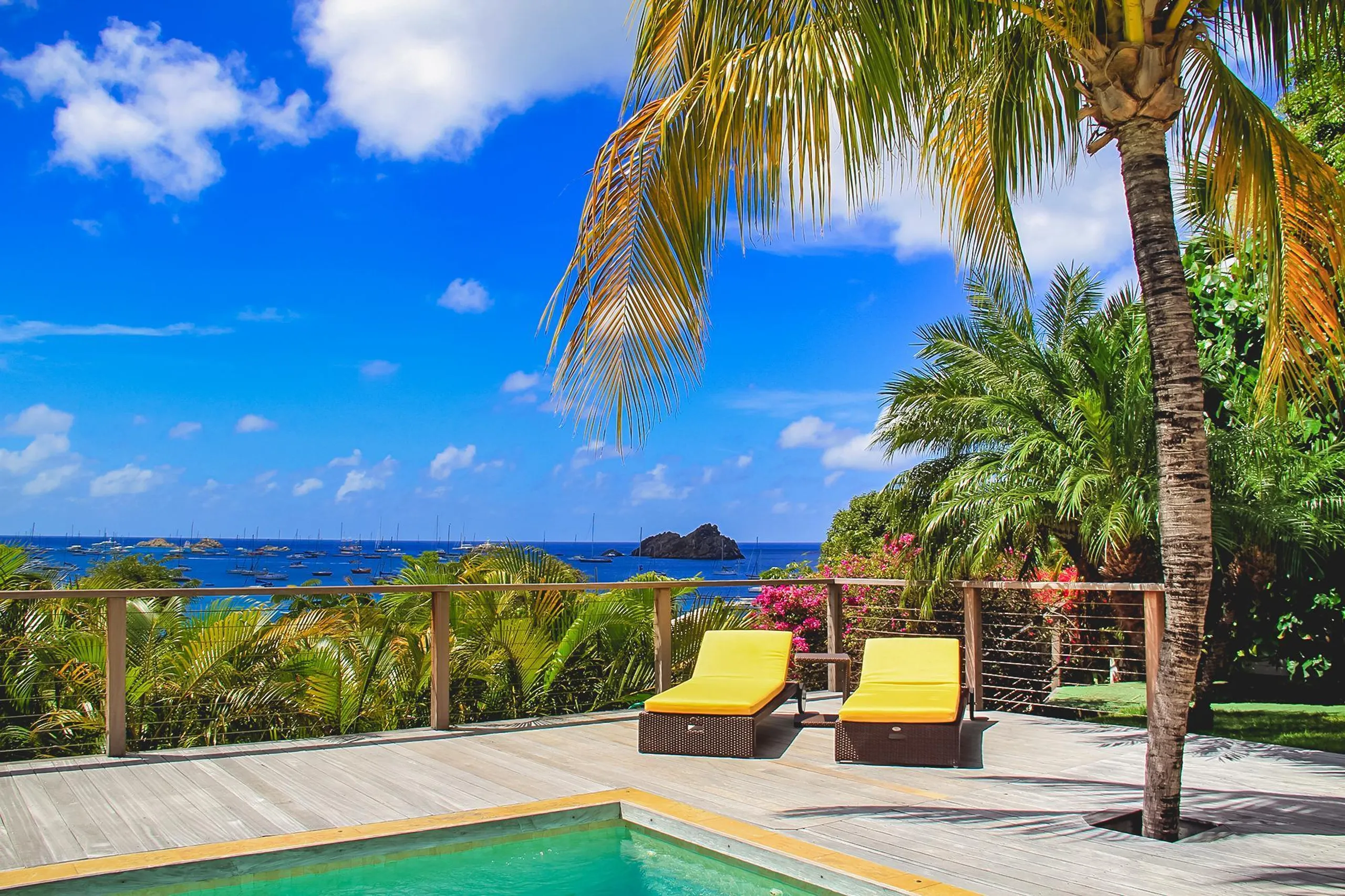Glorious Oceanview Villa with Private Pool and Walks to Beach, Corossol