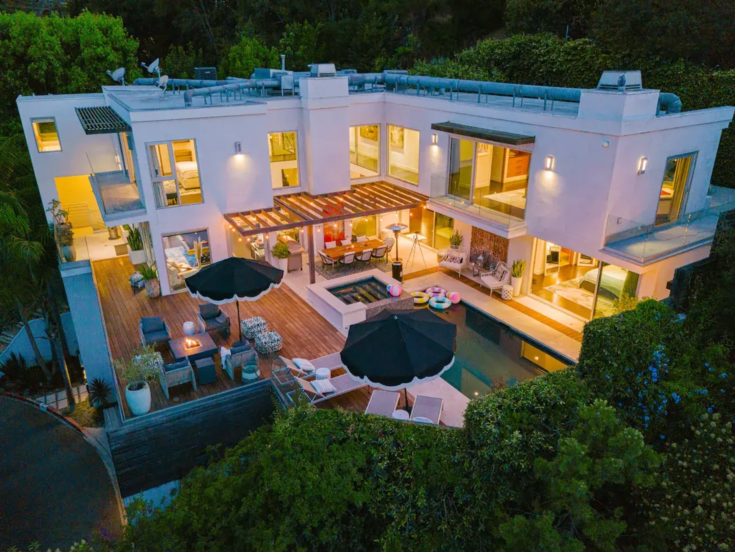 Hollywood Hills Villa with Private Pool, Outdoor Entertainment and Canyon Views, Los Angeles