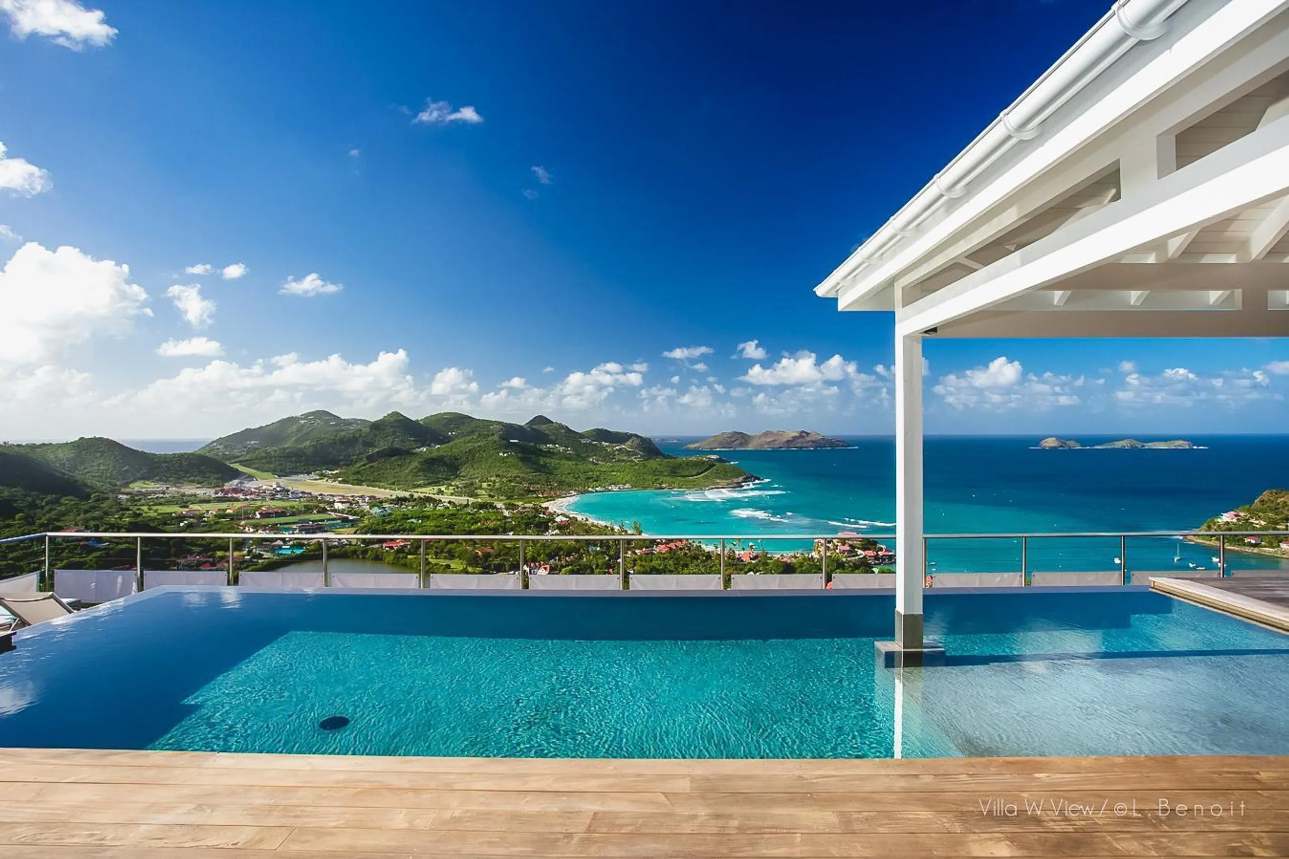 Prestigious Paradise Villa with Infinity Pool and Fitness Room, St. Jean