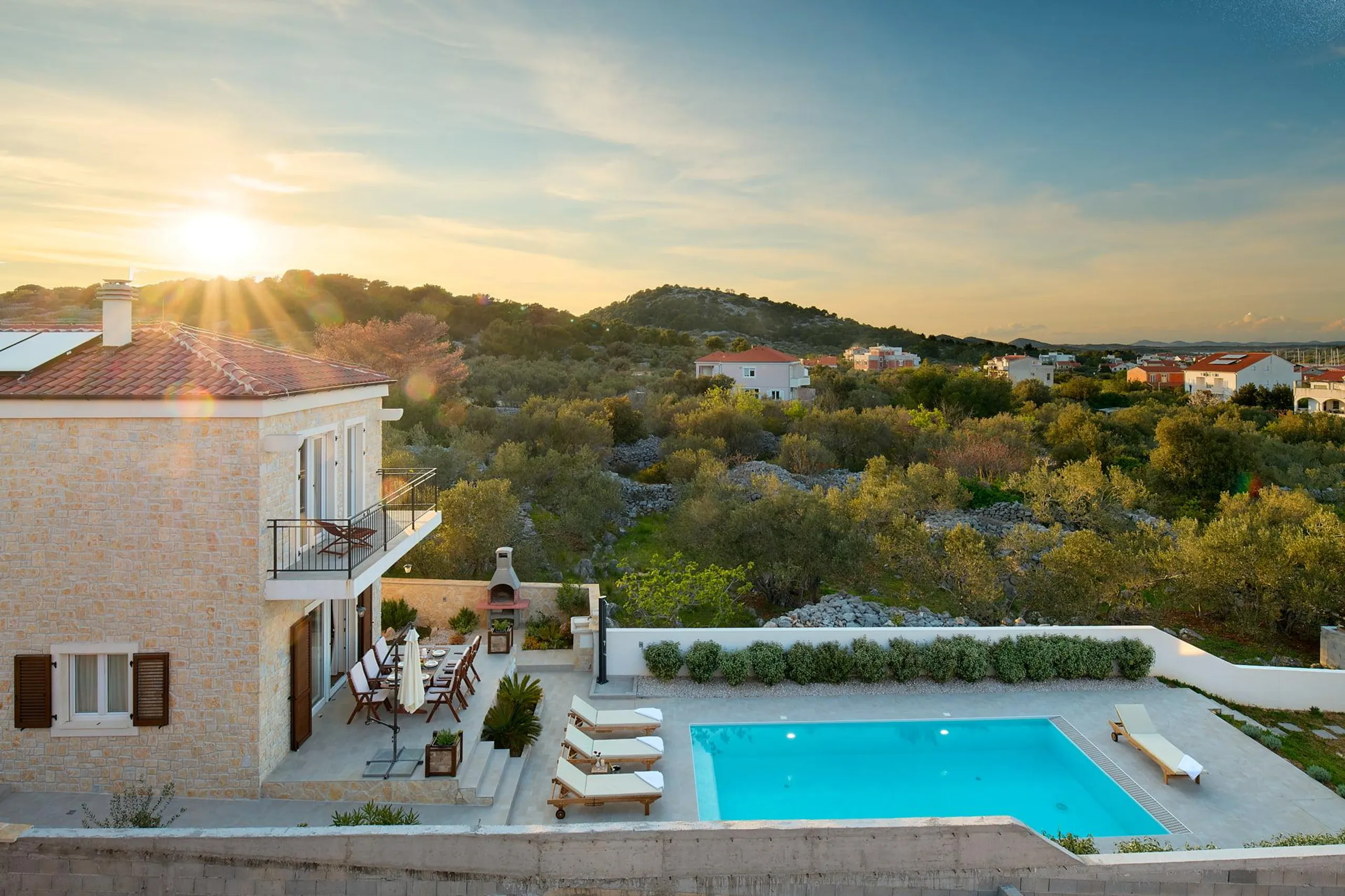 Charming Stone Villa with  Private Pool and Terrace on Murter Island — photograph 4