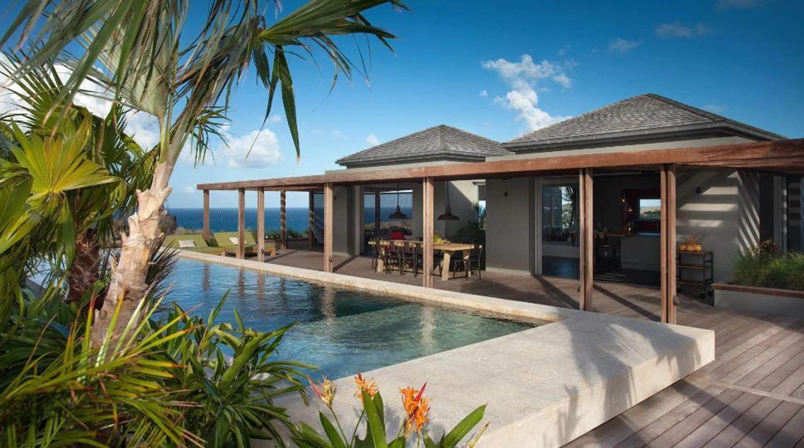 Tropical Villa with Private Pool Lagoon Views in Marigot, St-Barths — photograph 5