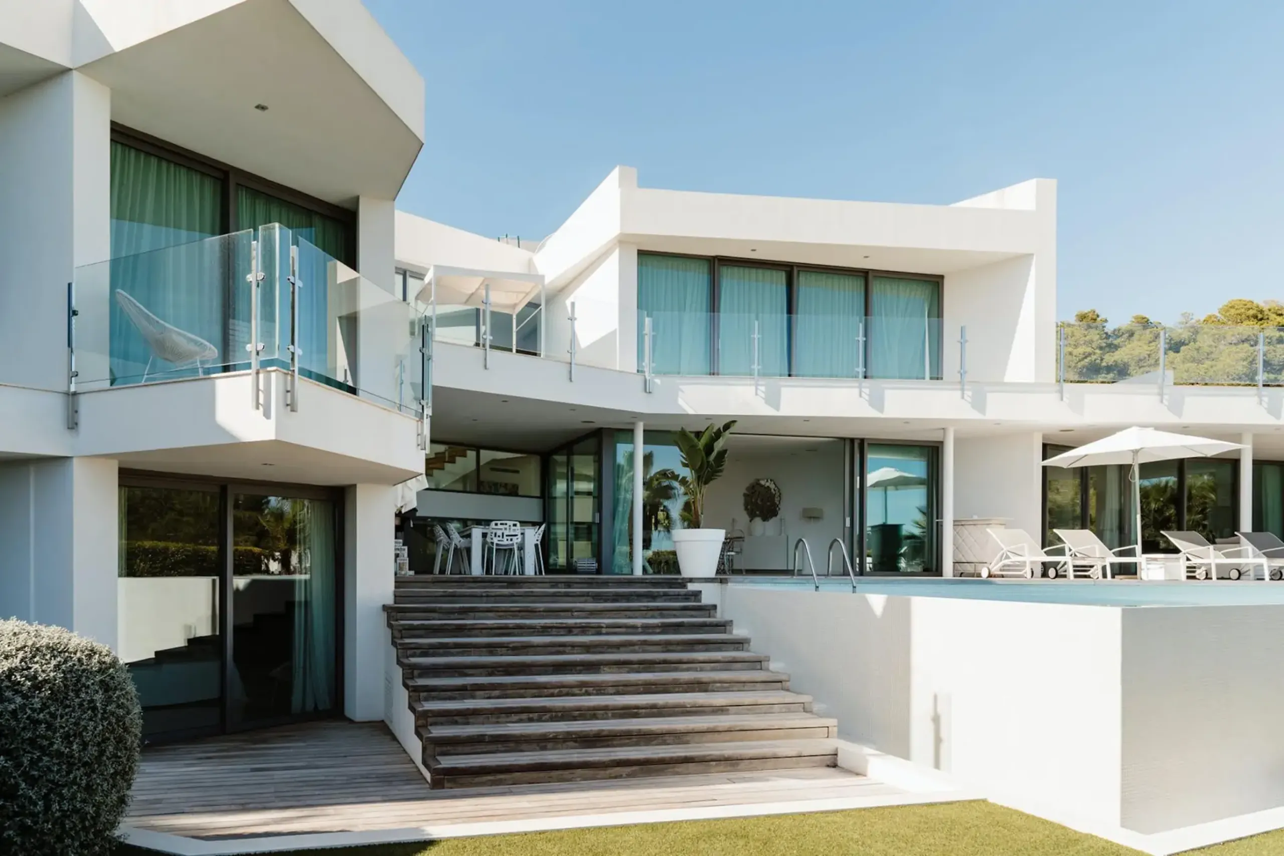 Contemporary Ibiza Villa with Private Pool and Sea Views, Ibiza