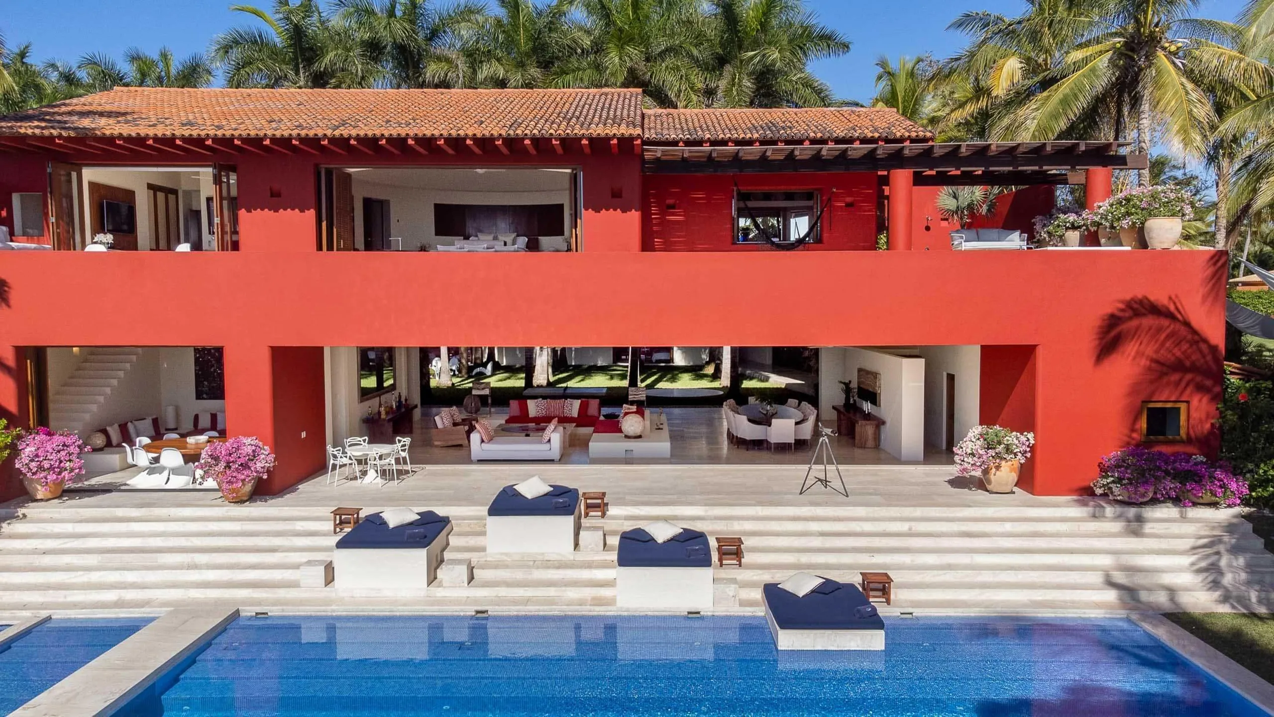 Iconic Punta Mita Villa by Pepe de Yturbe with Private Beach & Sunset Views, Los Ranchos