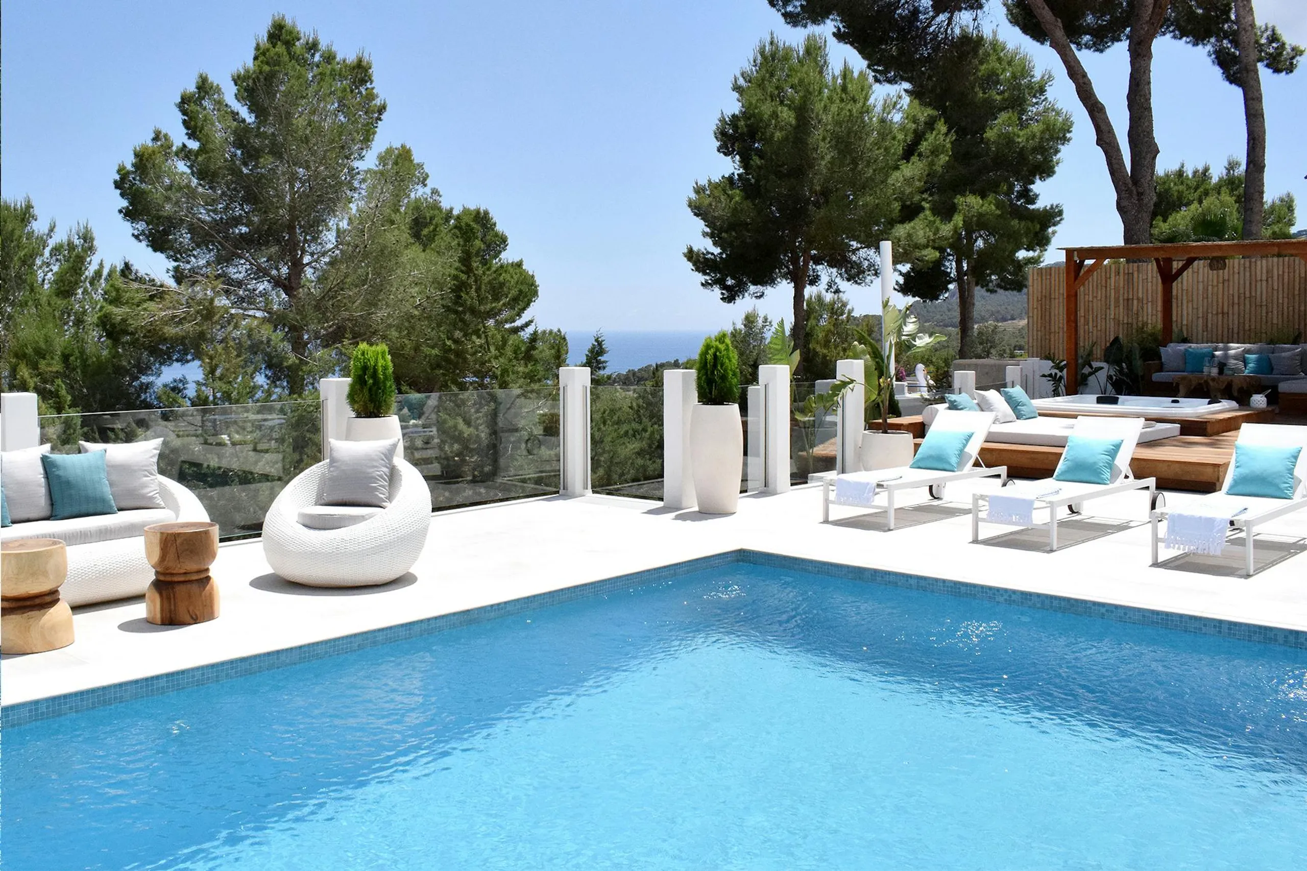 Sensational Seaside Villa in Ibiza with Private Pool and Hot Tub, Ibiza