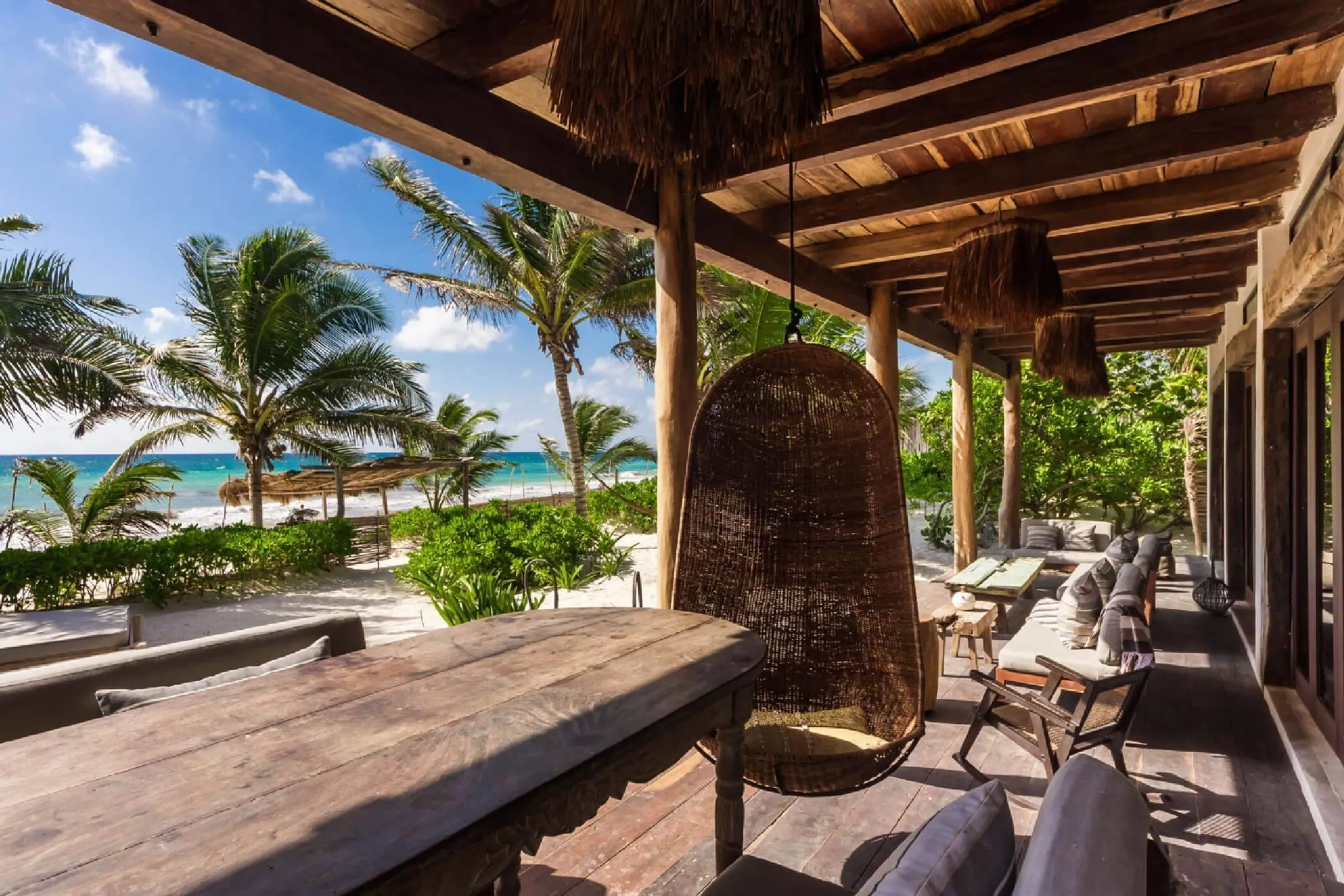 Villa setting in Tulum