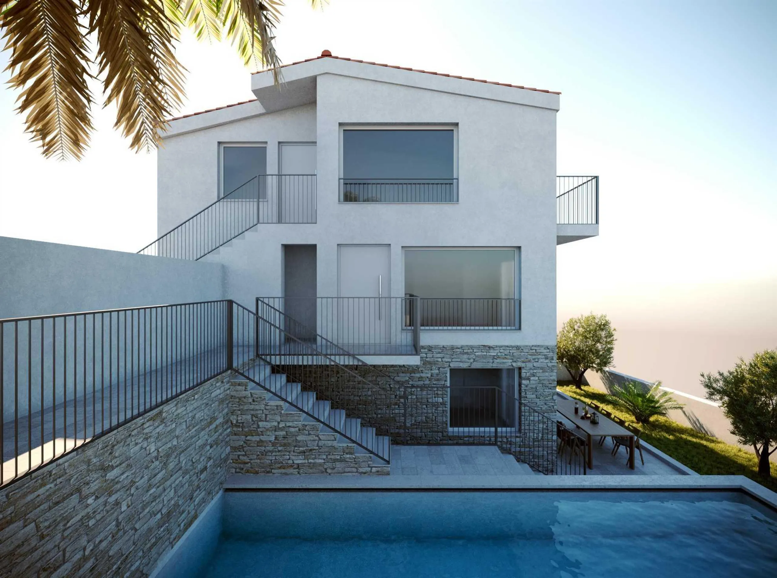 Plush Seaside Villa with Heated Pool — photograph 2