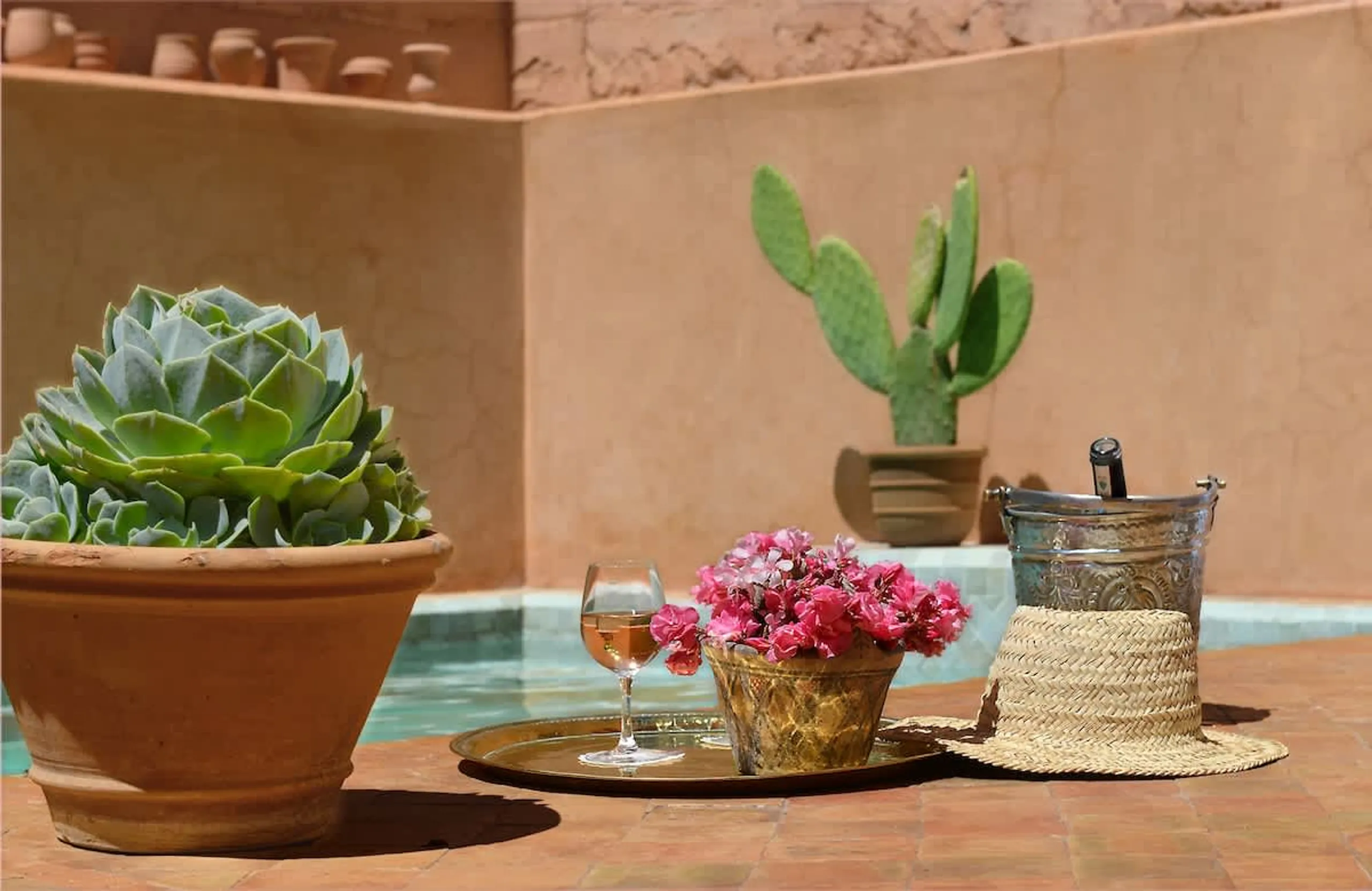 Sumptuous Medina Escape with Pool, Private Terraces, and Luxurious Hammam — photograph 8