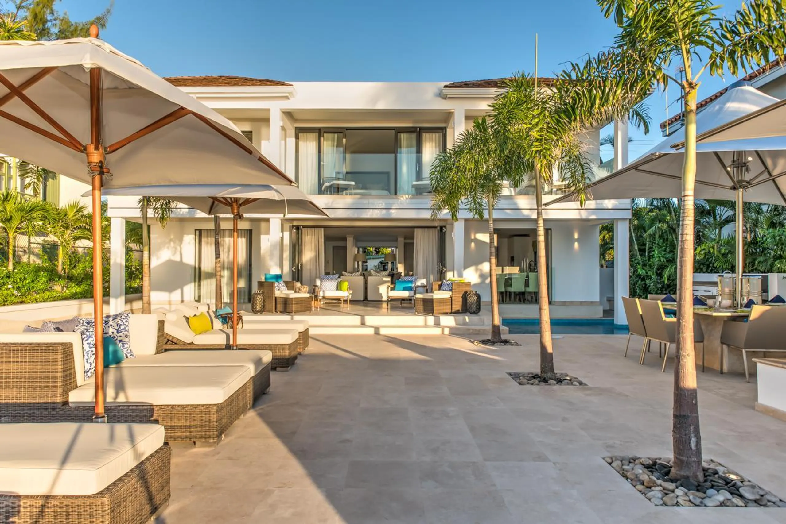 Barbados Beachfront Contemporary Villa with Tropical Ambiance and Stunning Views of the Caribbean Sea, St. James