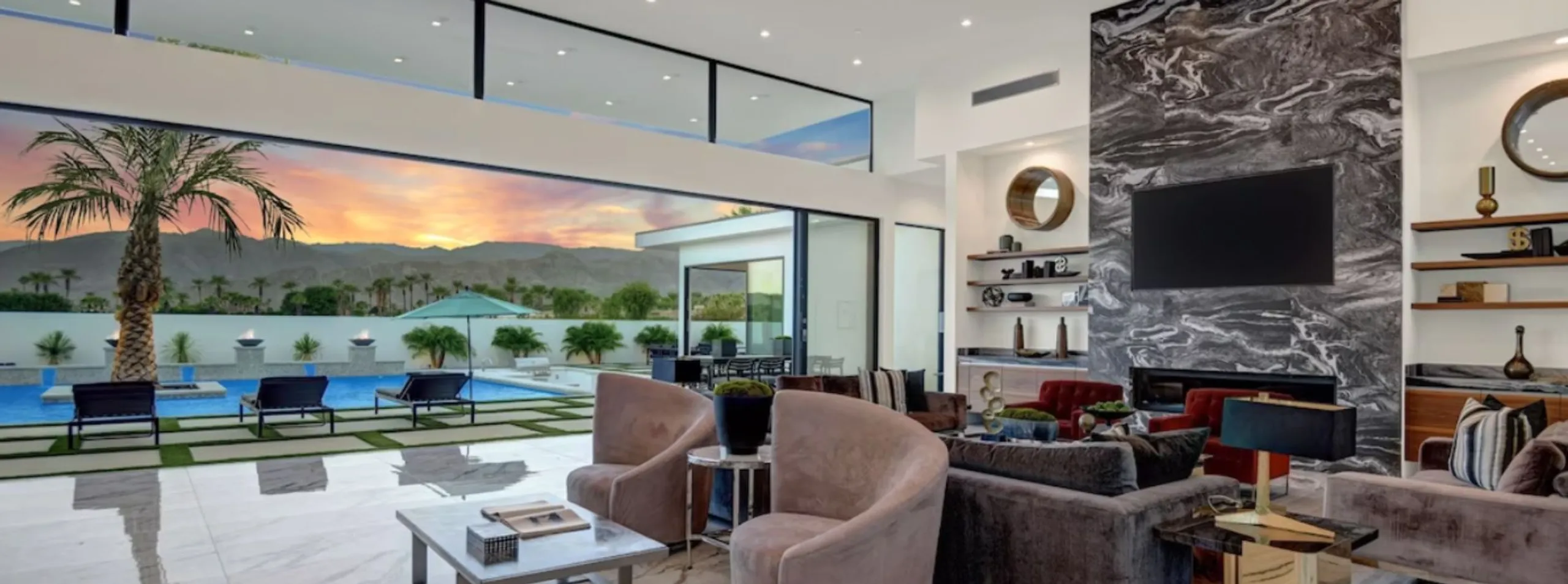 Grand Rancho Mirage Vacation Villa with Private Pool, Spa & Mountain Views — photograph 12
