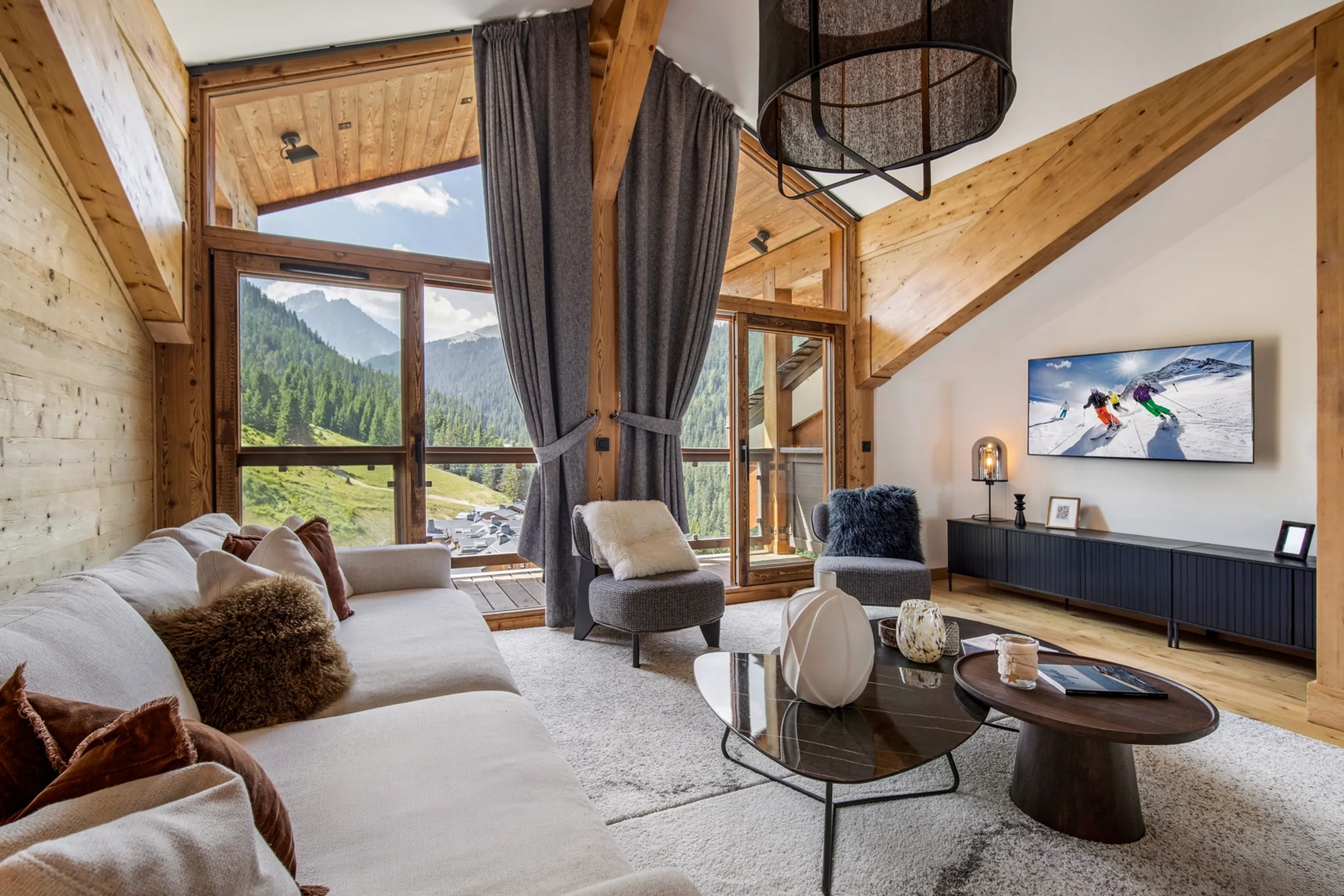 Courchevel Penthouse: Luxe 4-Room Escape with Mountain Views — photograph 10