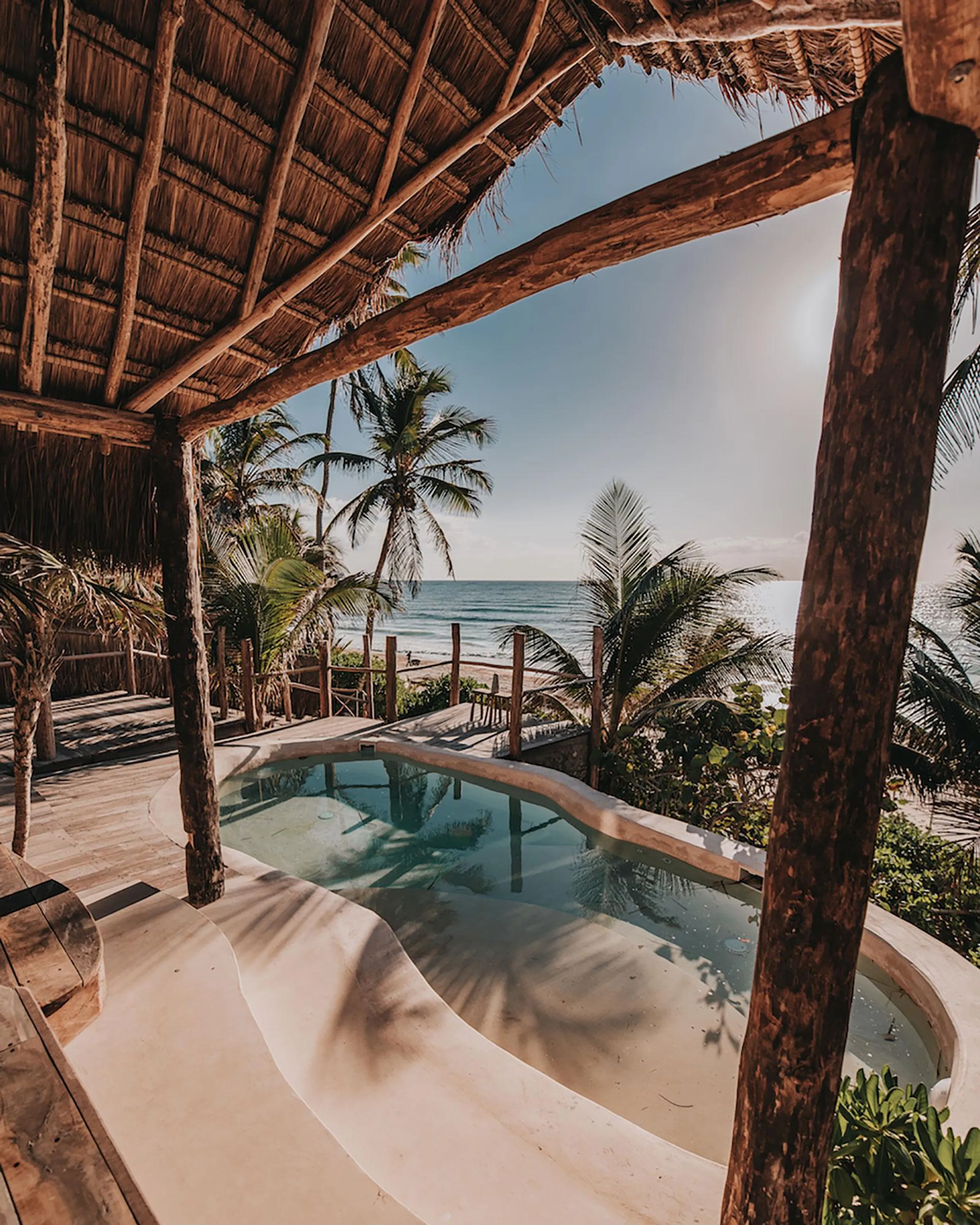 Tulum Beach Retreat with Private Plunge Pool and Gorgeous Ocean Views, Tulum