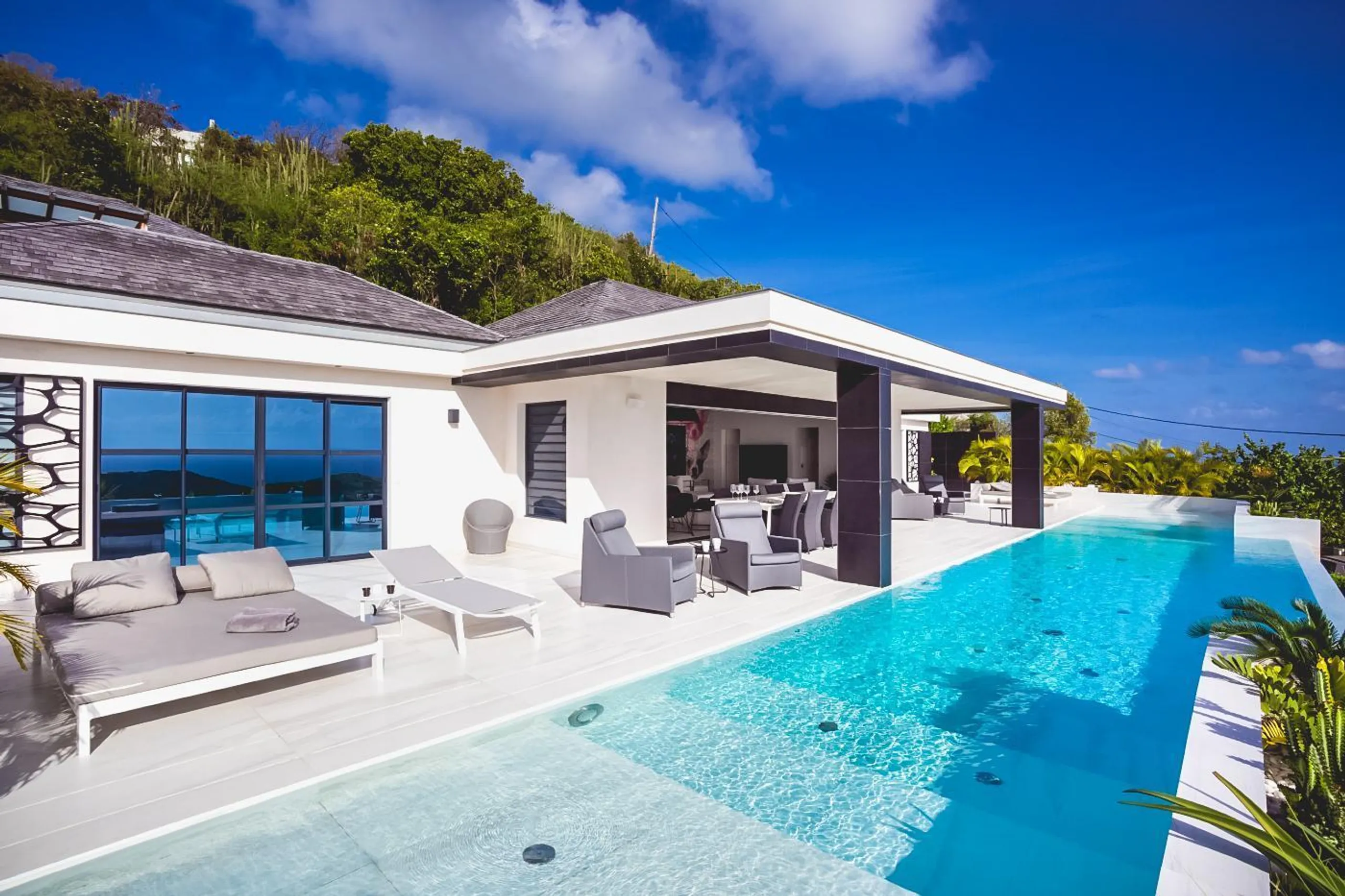 Gleaming Caribbean Villa with Private Pool and Ocean Views, Deve