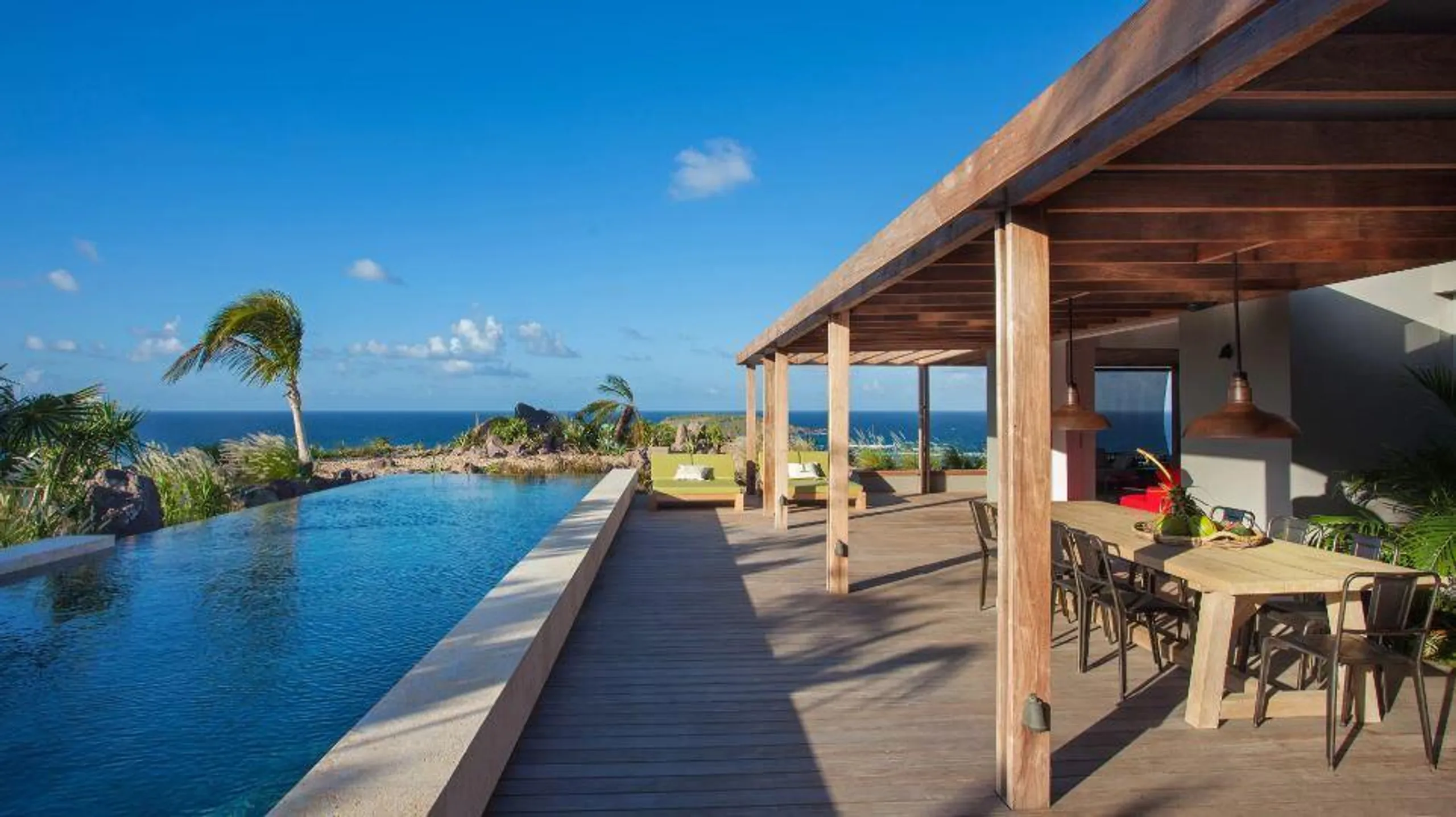 Tropical Villa with Private Pool Lagoon Views in Marigot, St-Barths — photograph 2