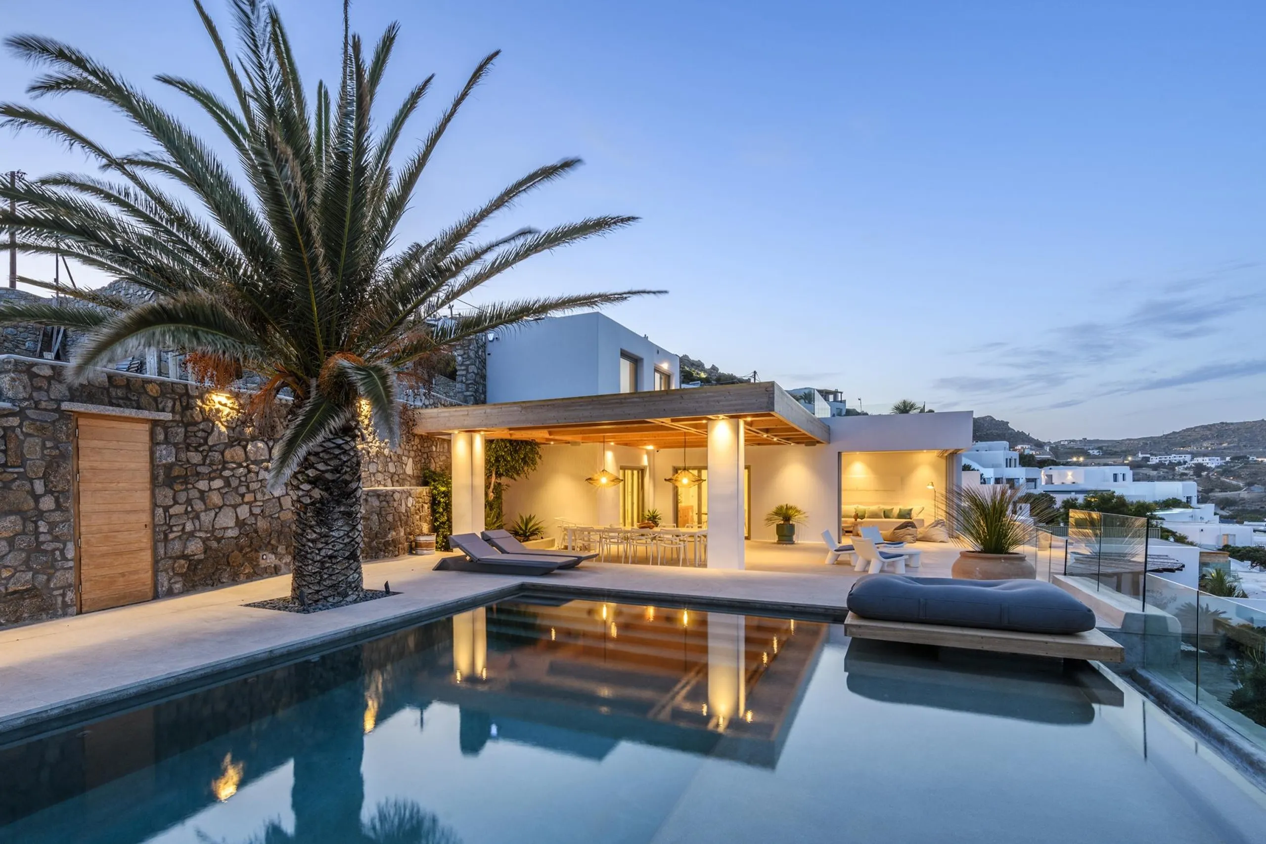 Majestic Mykonos Villa with Beautiful Pool and Sun Deck, South Aegean