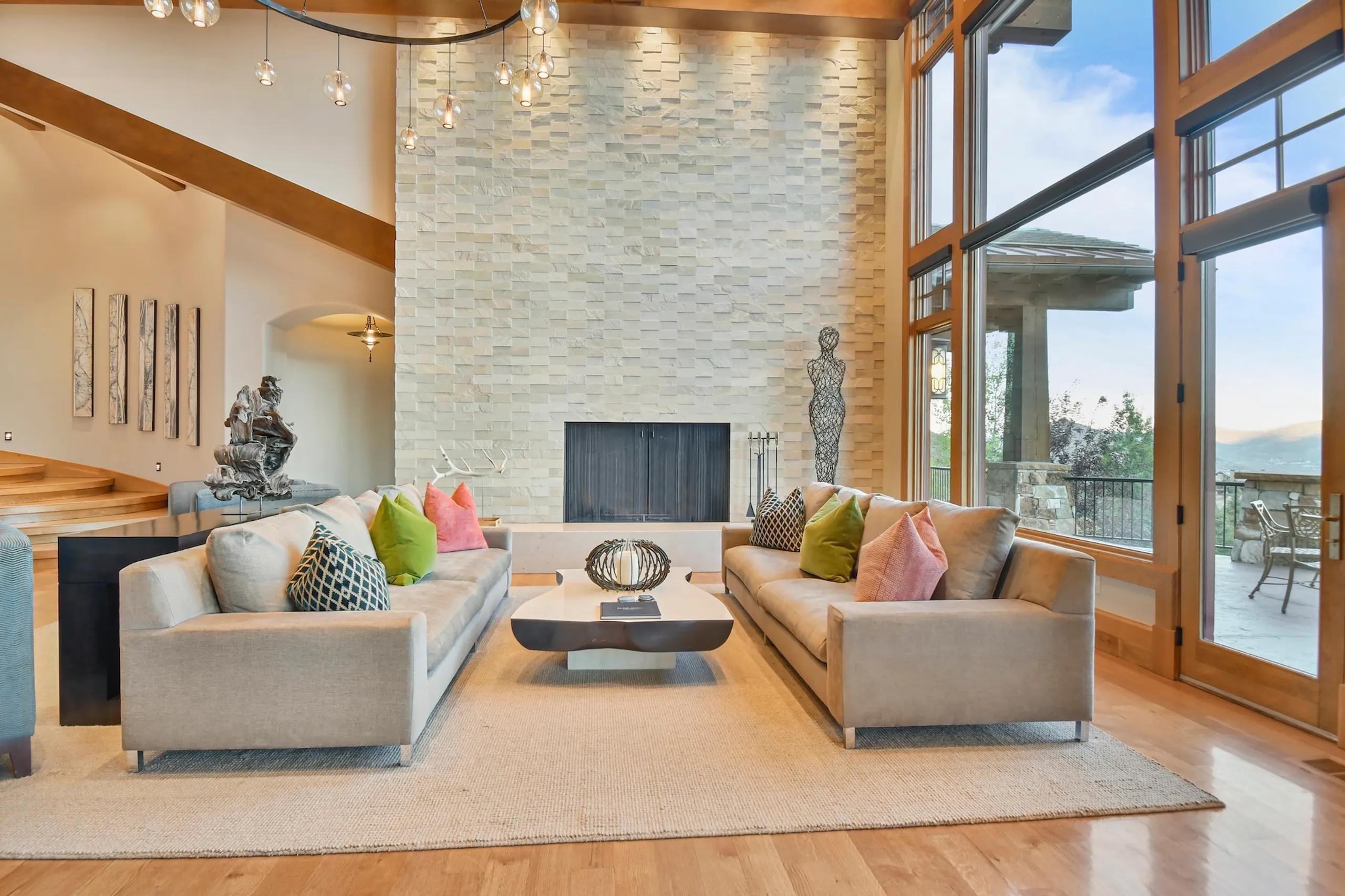 Modern Mountain Villa with Theater, Designer Interiors with Direct Ski Access — photograph 3