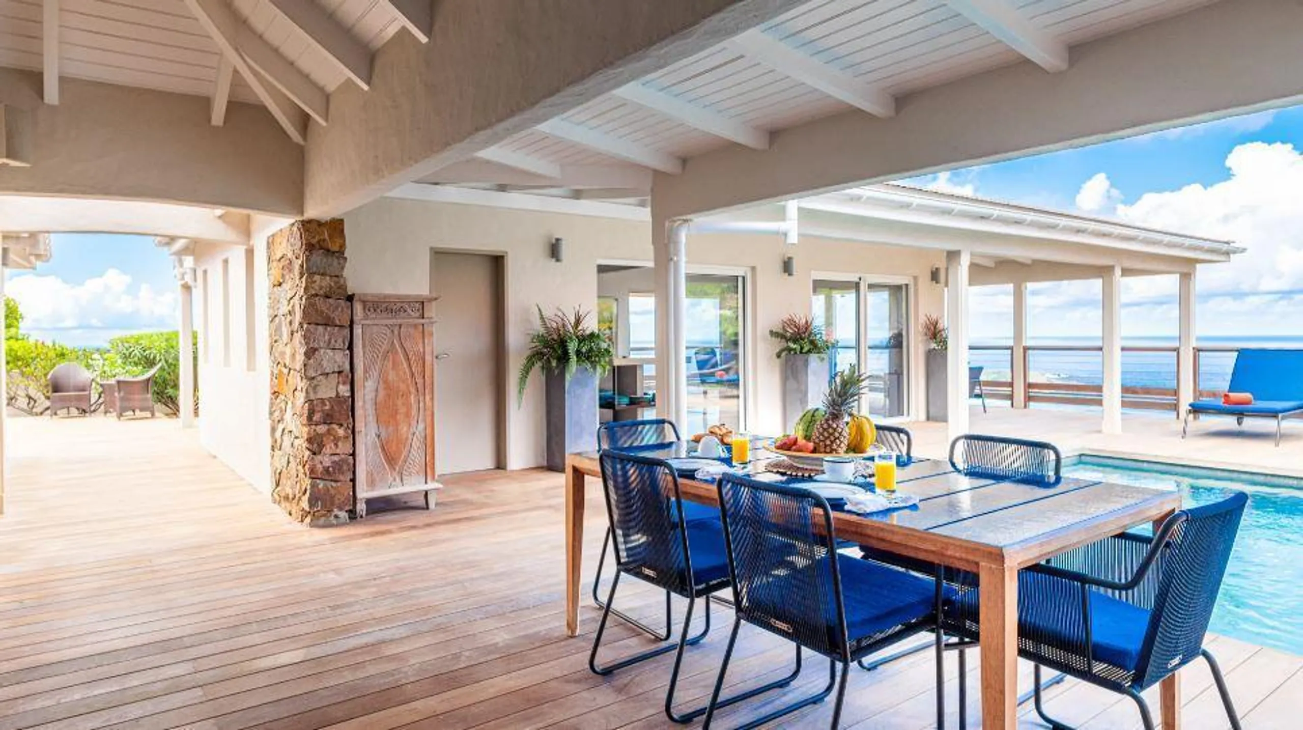 Idyllic Outdoor Living in St. Barts Terrace, Heated Pool, and Al Fresco Dining — photograph 11