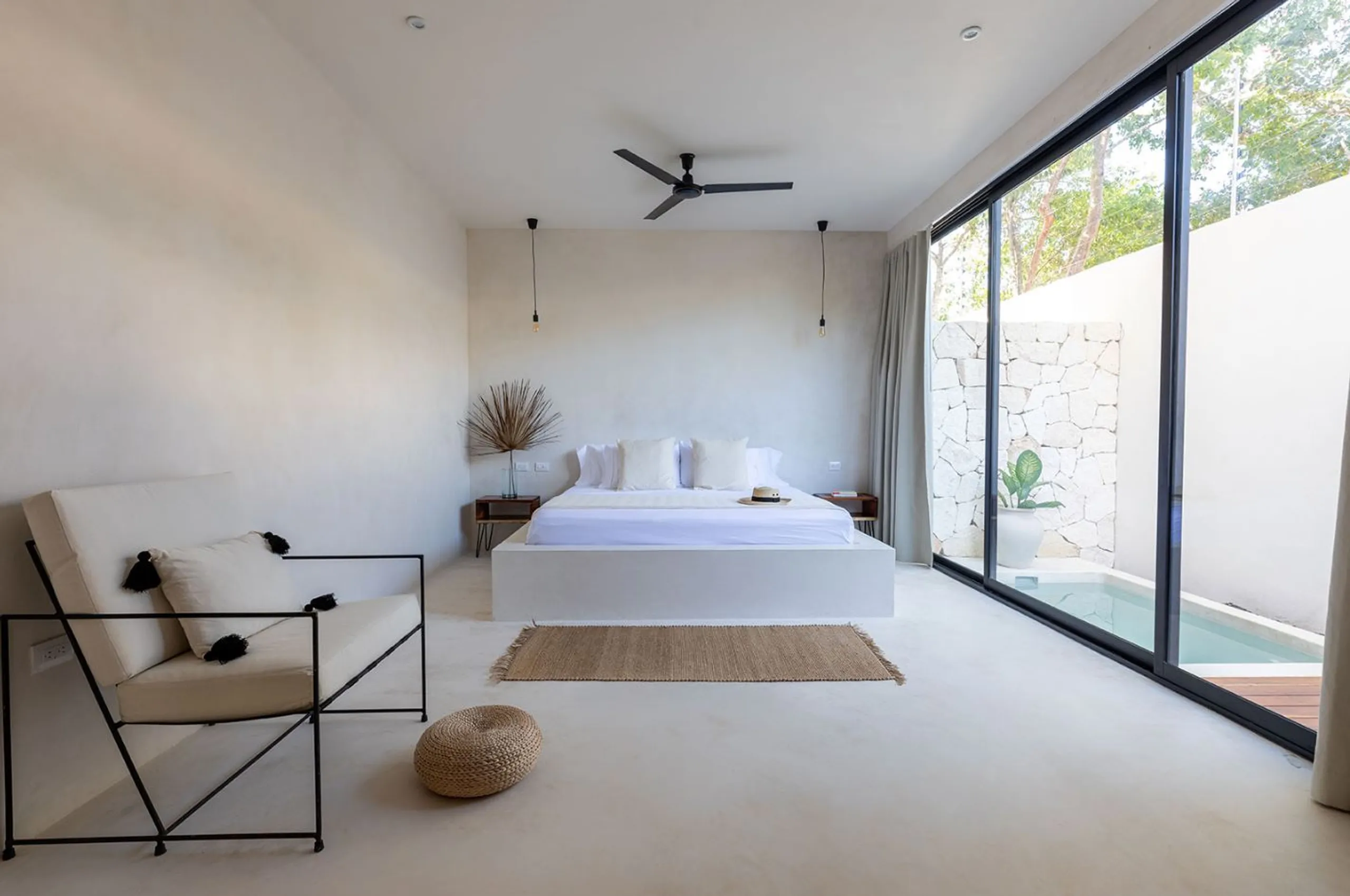 Contemporary U-Shaped Villa in Tulum with 5 Private Plunge Pools & Garden — photograph 11