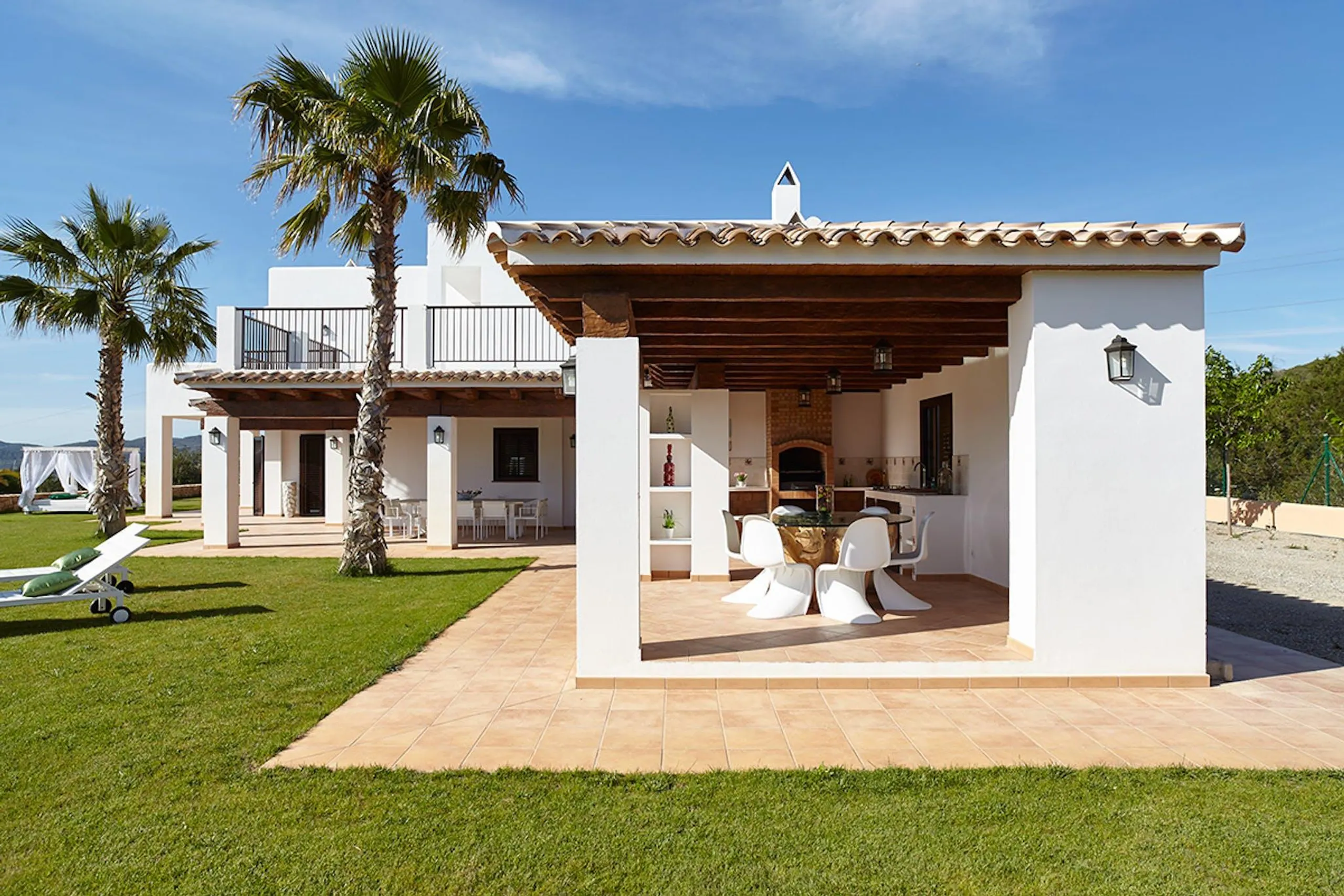 Ibizan Tranquility Terrace with Resort Pool — photograph 7