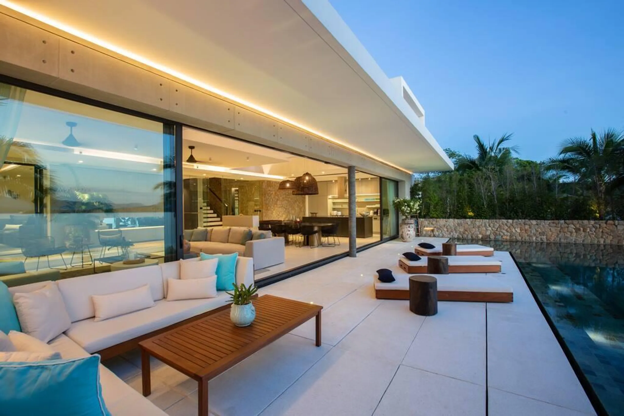 Tranquil Beachfront Villa with Infinity Pool — photograph 4