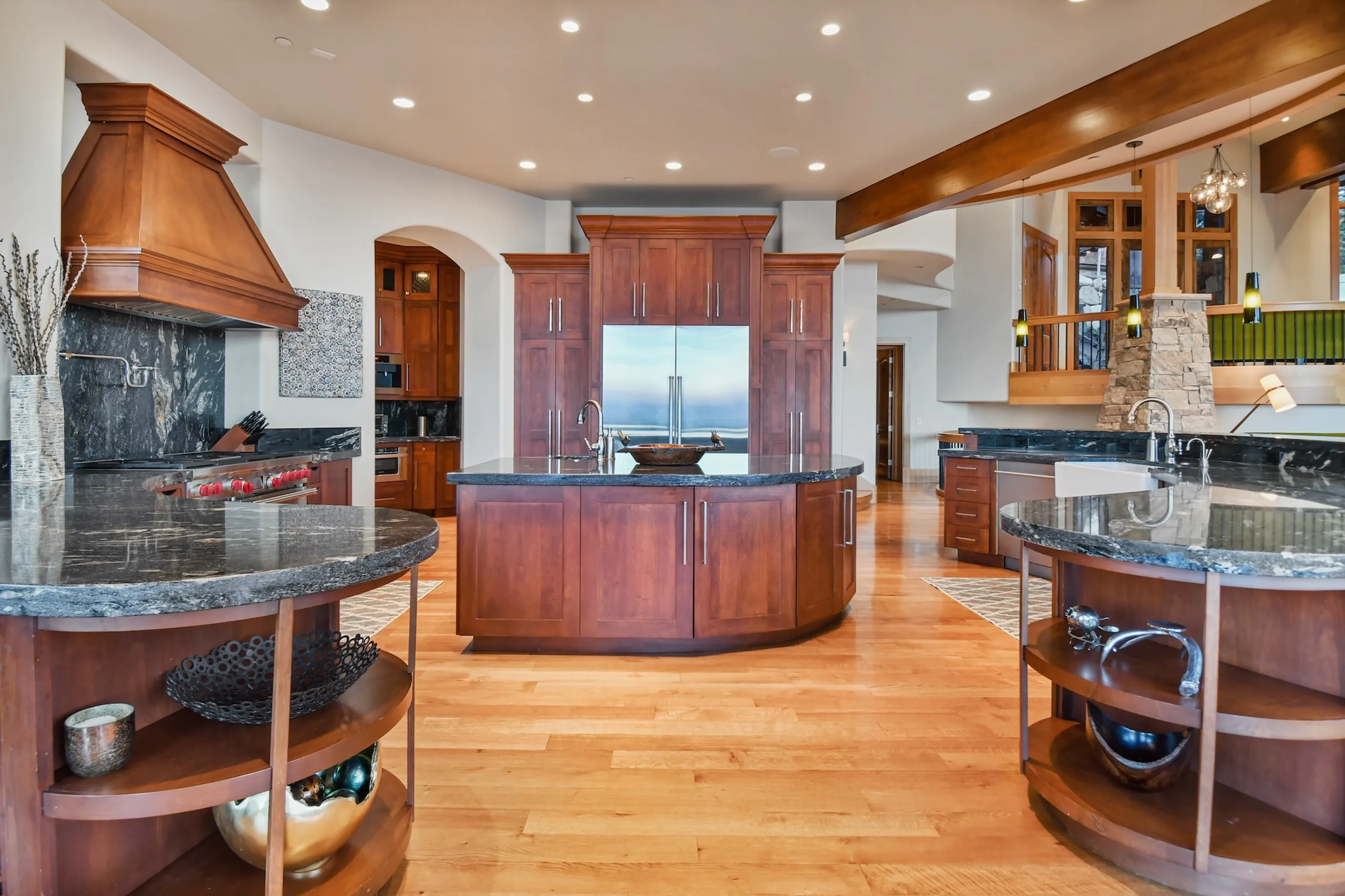 Modern Mountain Villa with Theater, Designer Interiors with Direct Ski Access — photograph 9