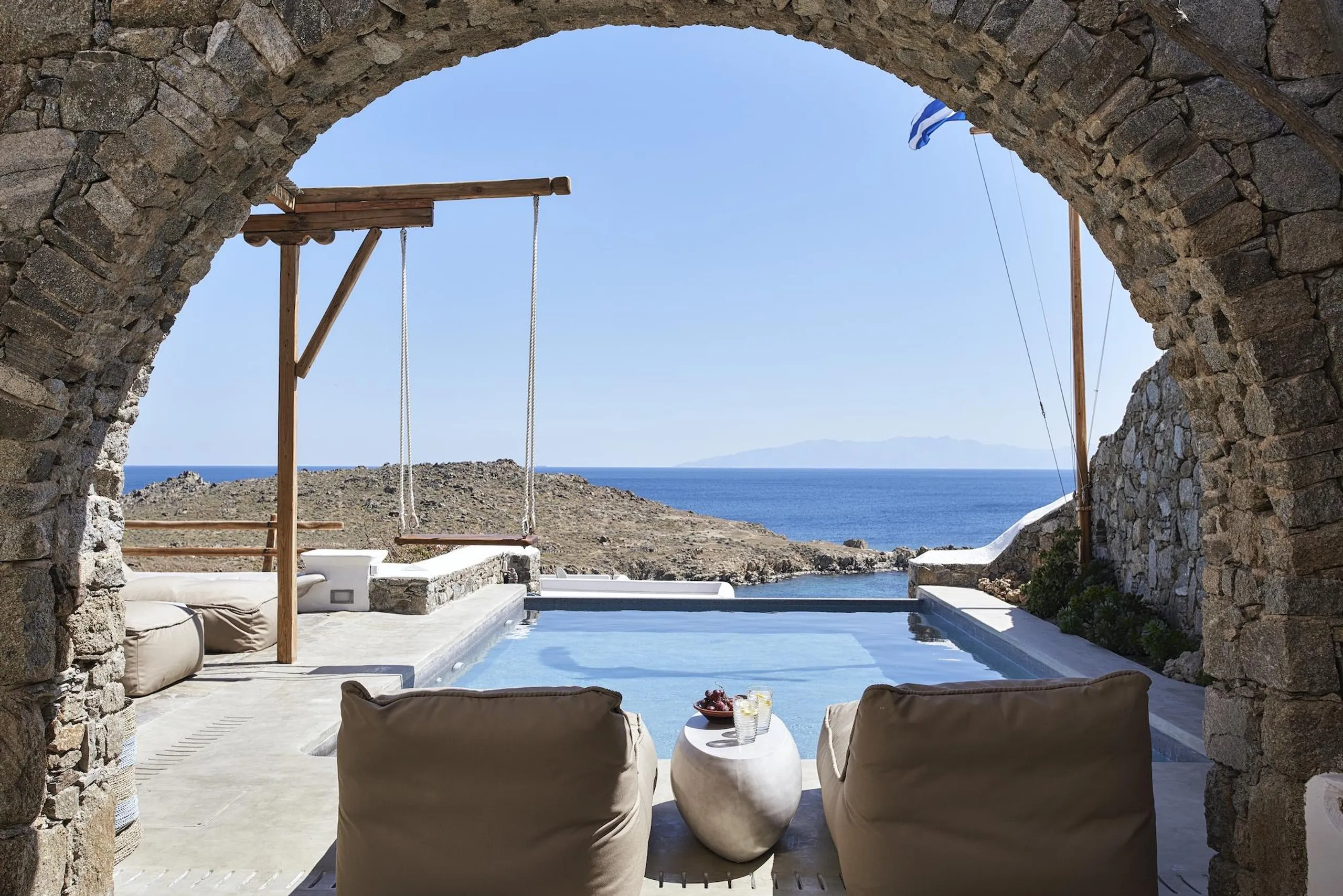 Abundant Mykonos Villa with Private Pool and Amazing Amenities, South Aegean