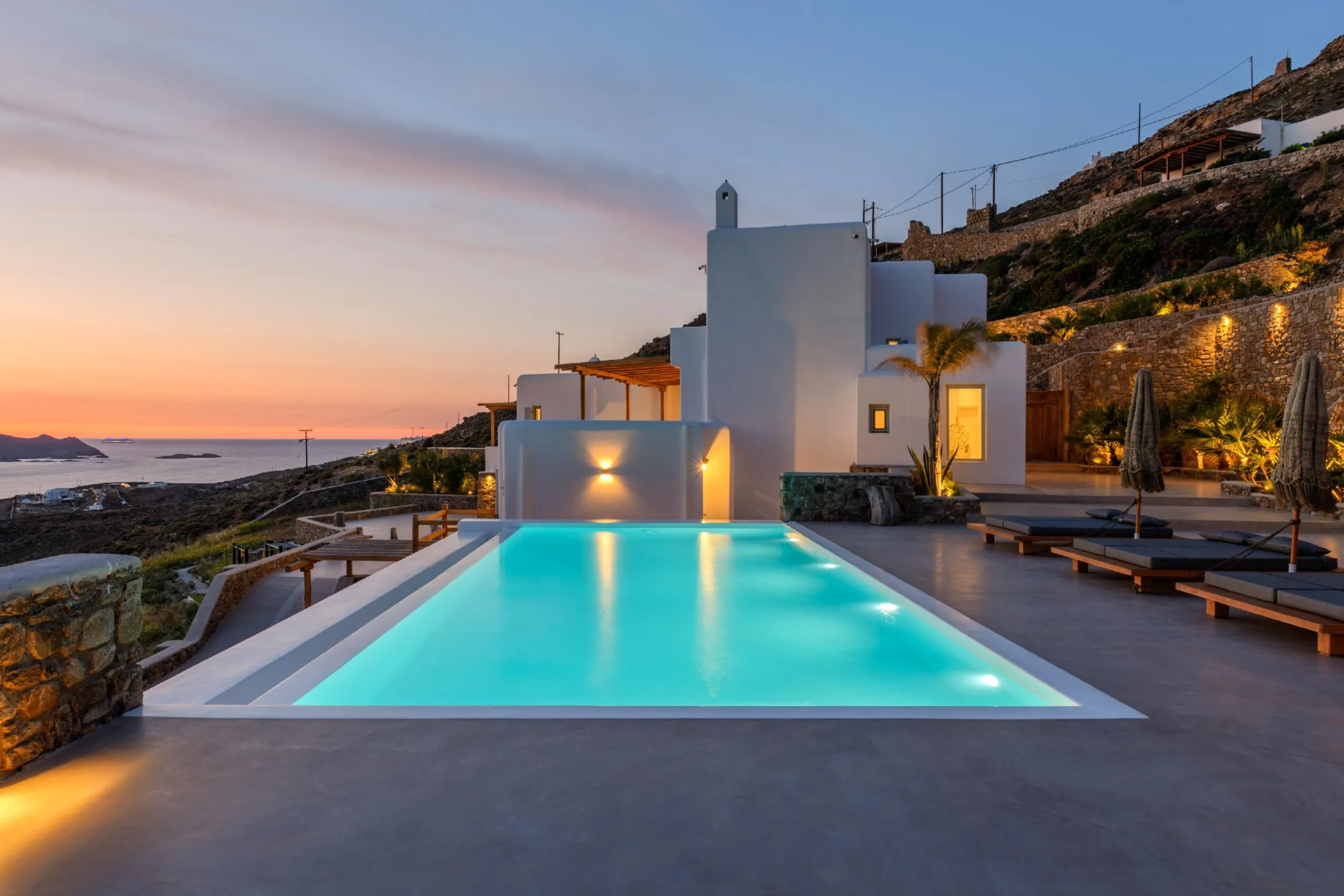 Mykonos Greek Style Villa with Stunning Sea Views, Greece