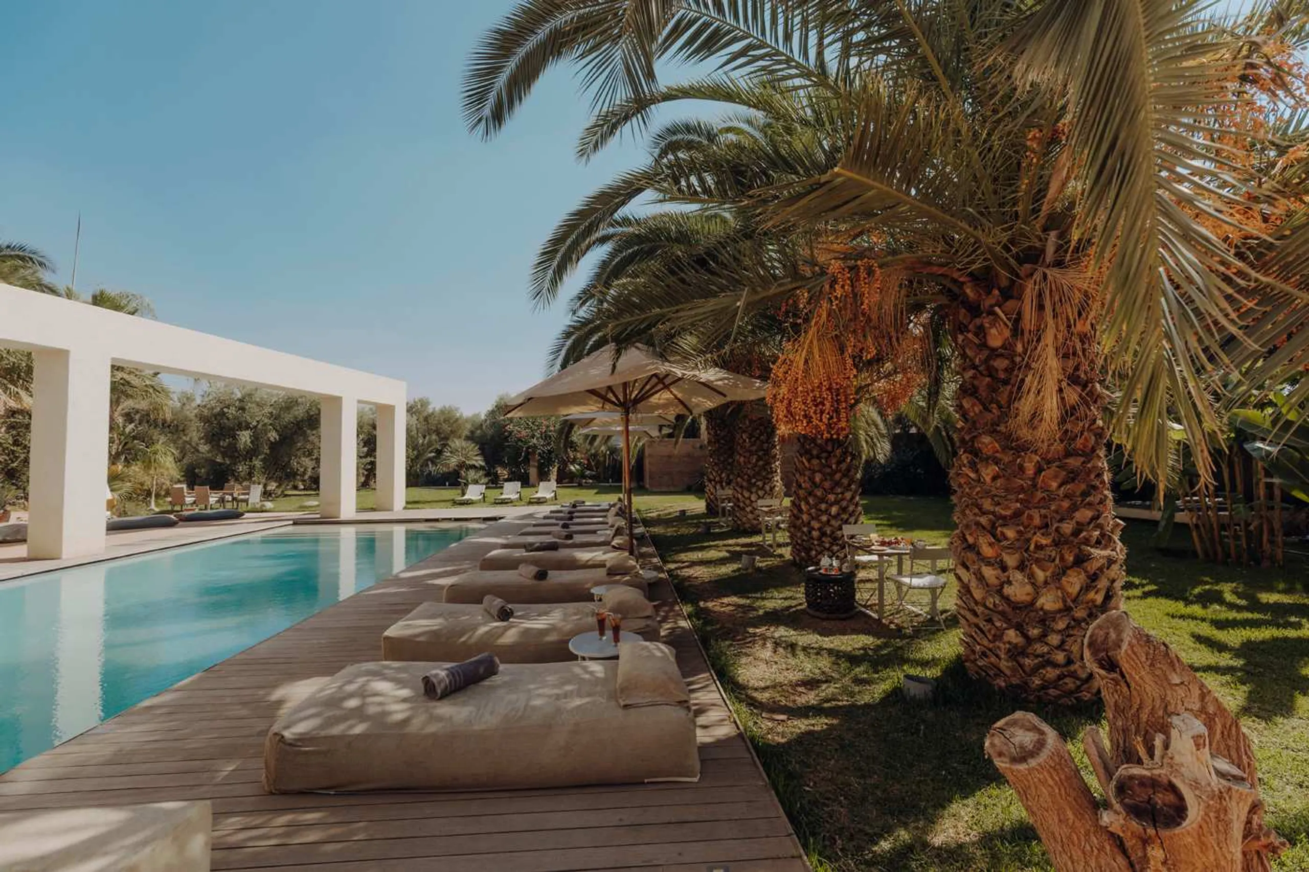 A Serene Marrakech Haven with Private Pool and  Lush Greenery — photograph 7