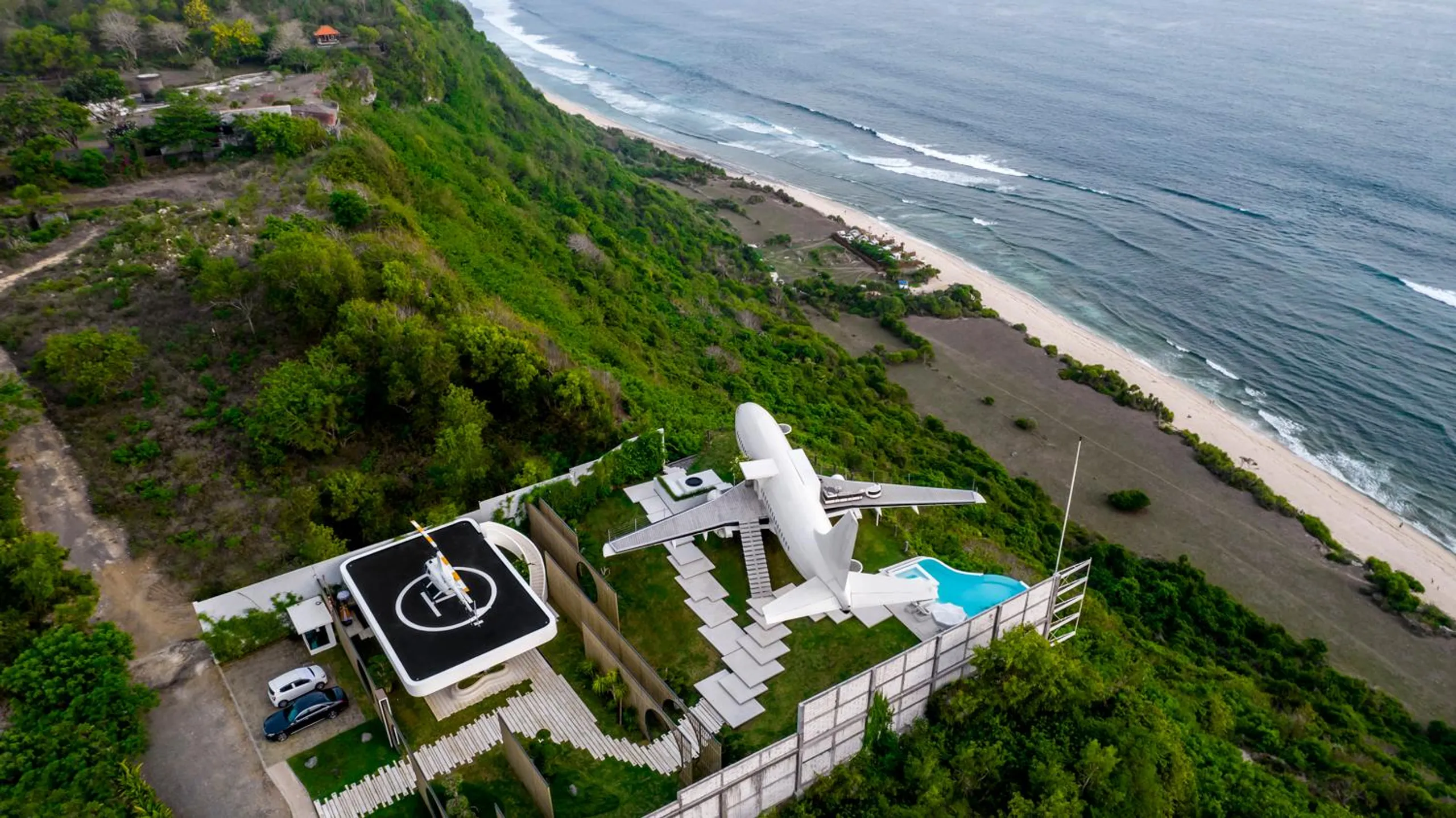 Villa setting in Bali