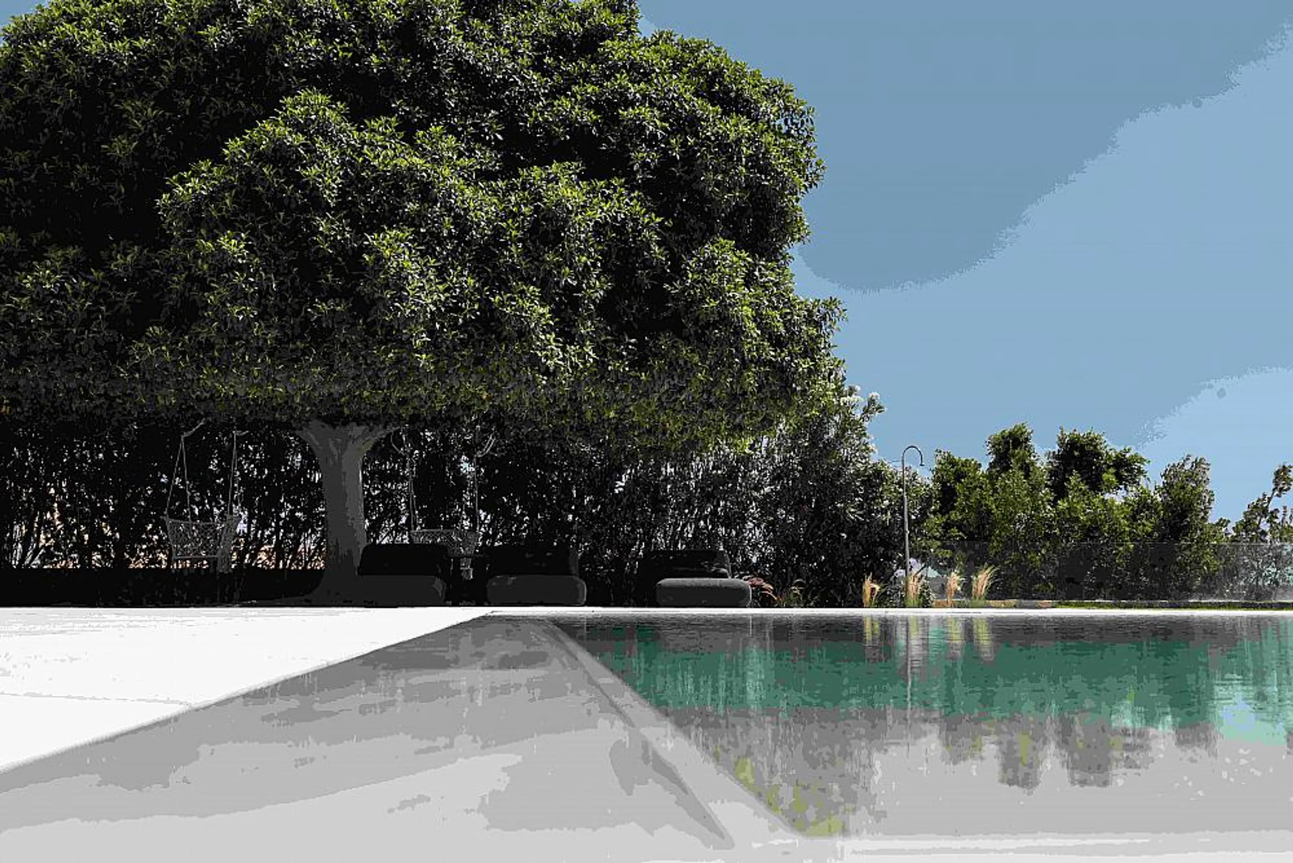 Serene Contemporary Villa with Private Pool and Clear Water Views — photograph 2