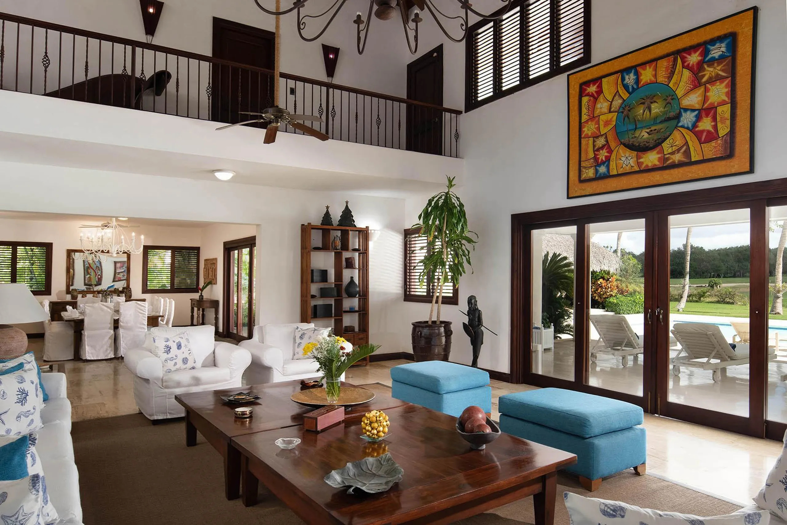 Ornate Caribbean-Style Villa with Private Pool and  Dye Fore Golf Course Views — photograph 8