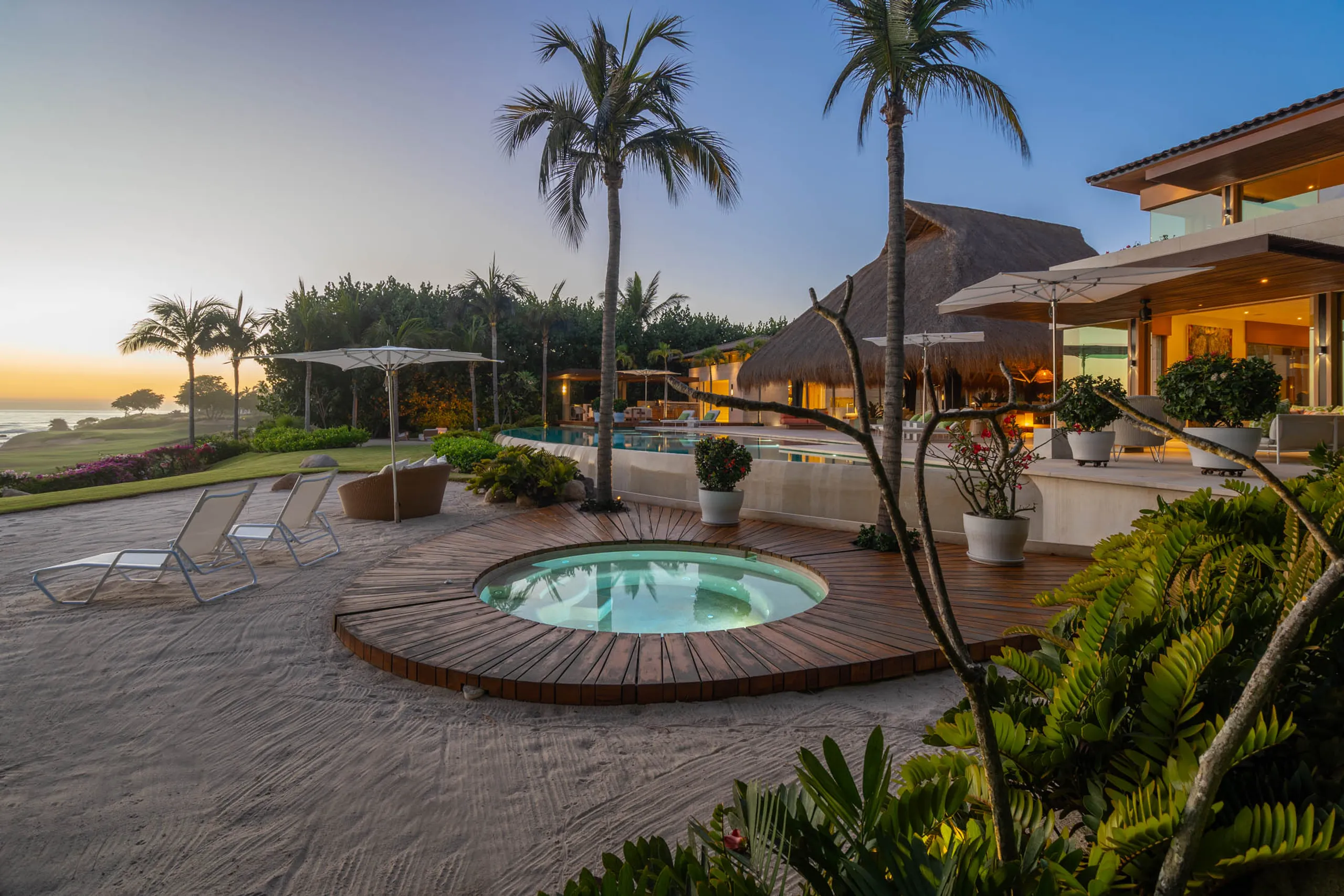 Enchanting La Punta Estates Villa with Infinity Pool Ocean & Golf Views in Punta Mita, Punta Mita