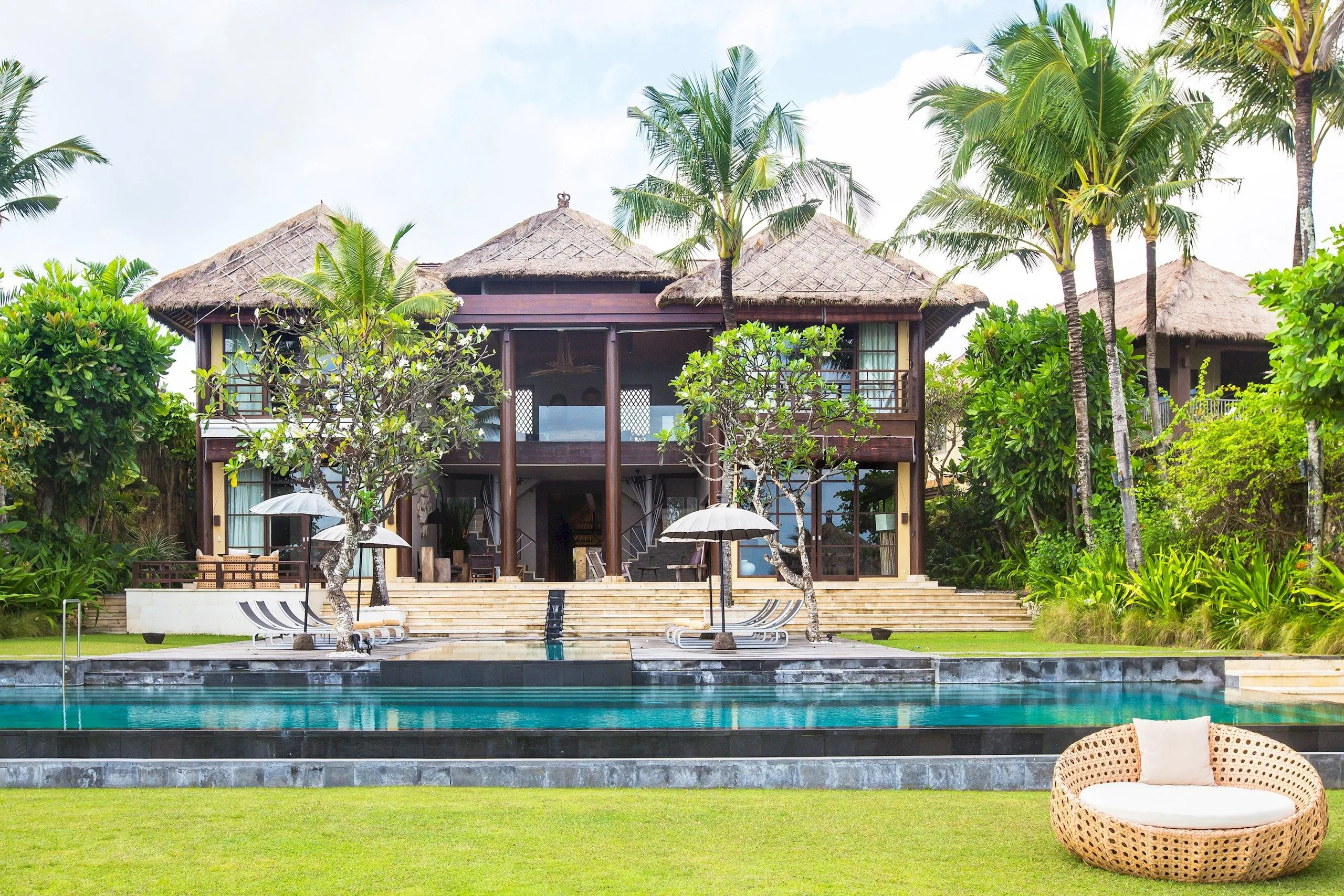 Noble Restor-Style Estate with Stunning Ocean Views, Pererenan
