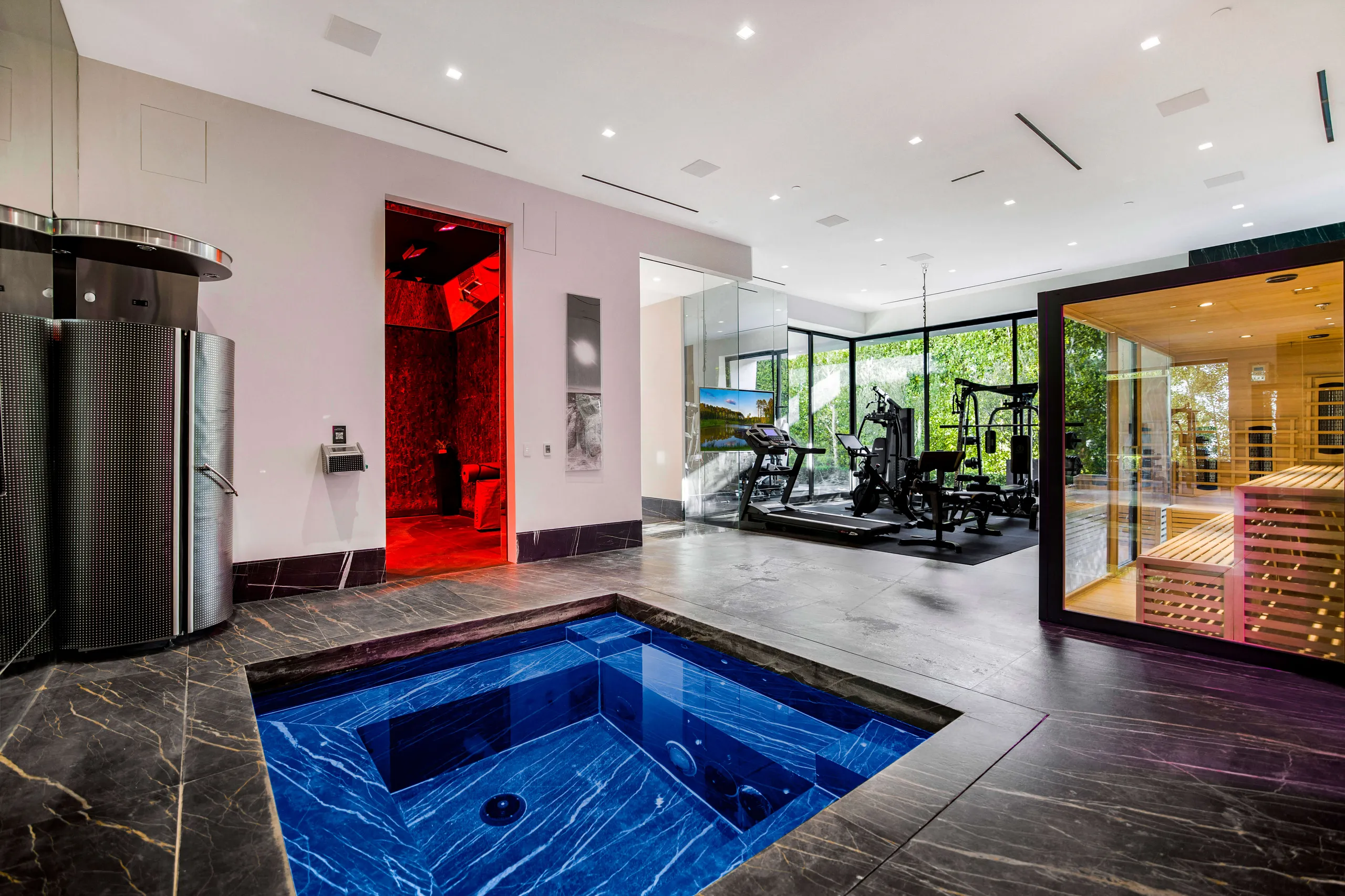 Sophisticated Sunset Strip Villa with Cryo Spa, Theater & City Views — photograph 8