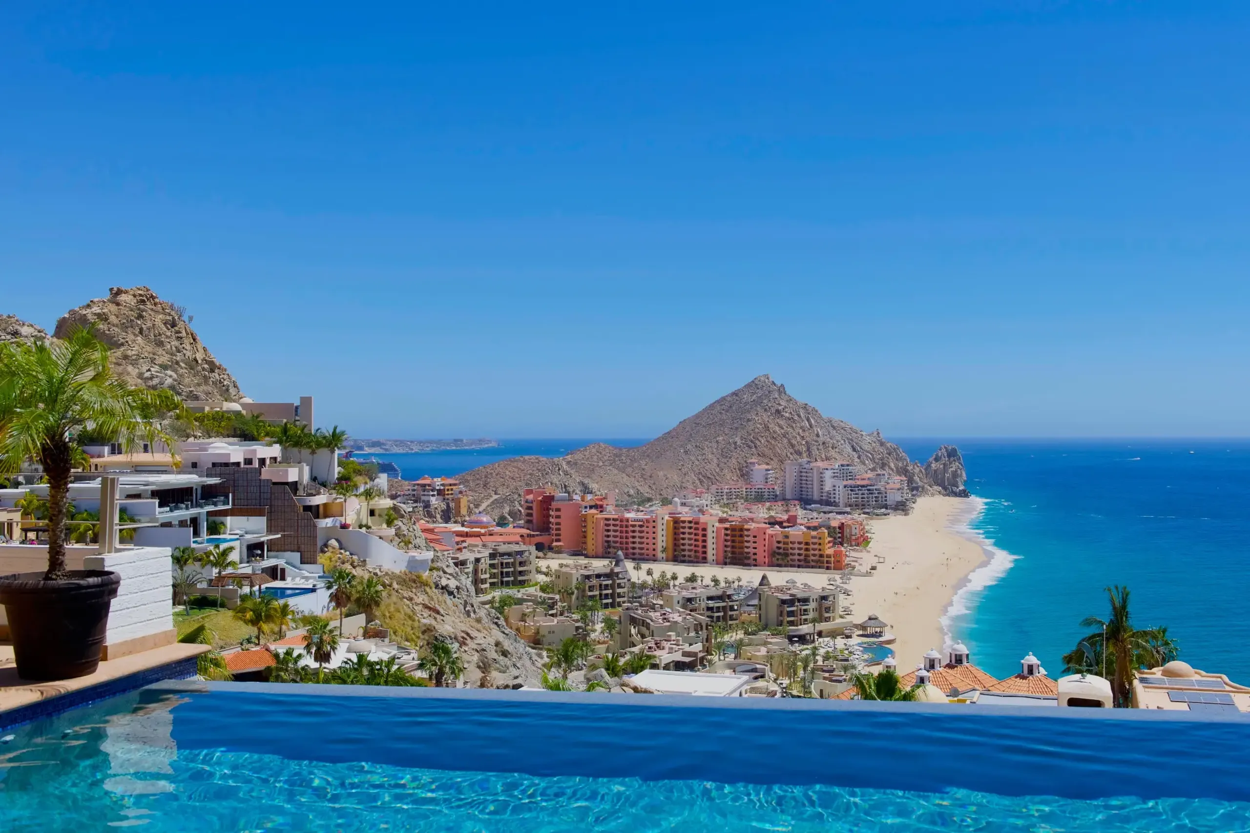 Palatial Cabo San Lucas with Edgeless Pool, Firepit, and Ocean Views — photograph 2