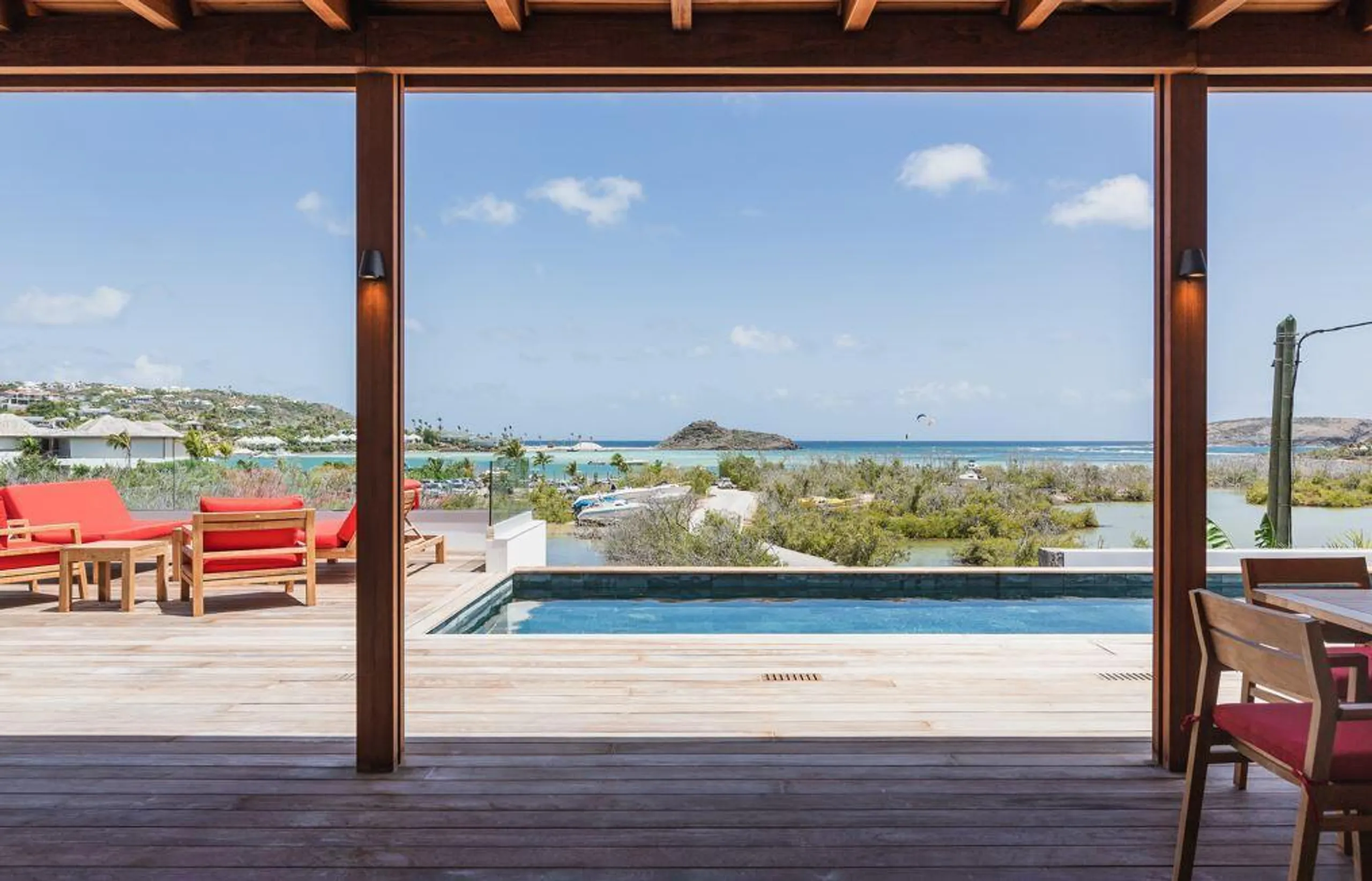 Sleek and Minimalist Inspired Villa with Heated Pool in Grand-Cul-de-Sac's Idyllic Paradise — photograph 8